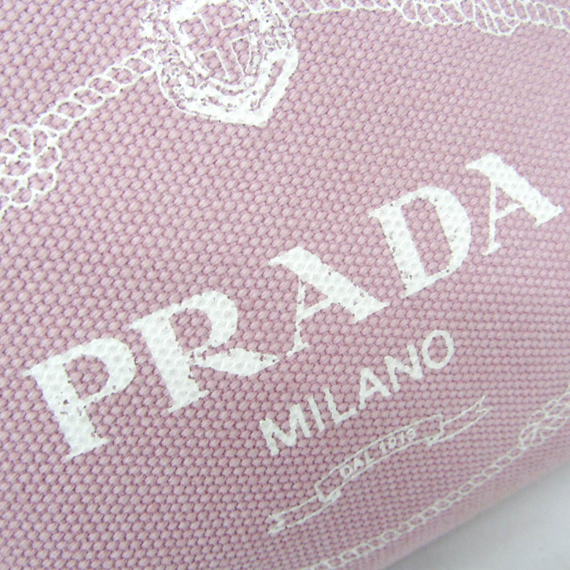 Prada Pink Cotton Clutch Bag (Pre-Owned) Size ONE SIZE - 10 Thumbnail