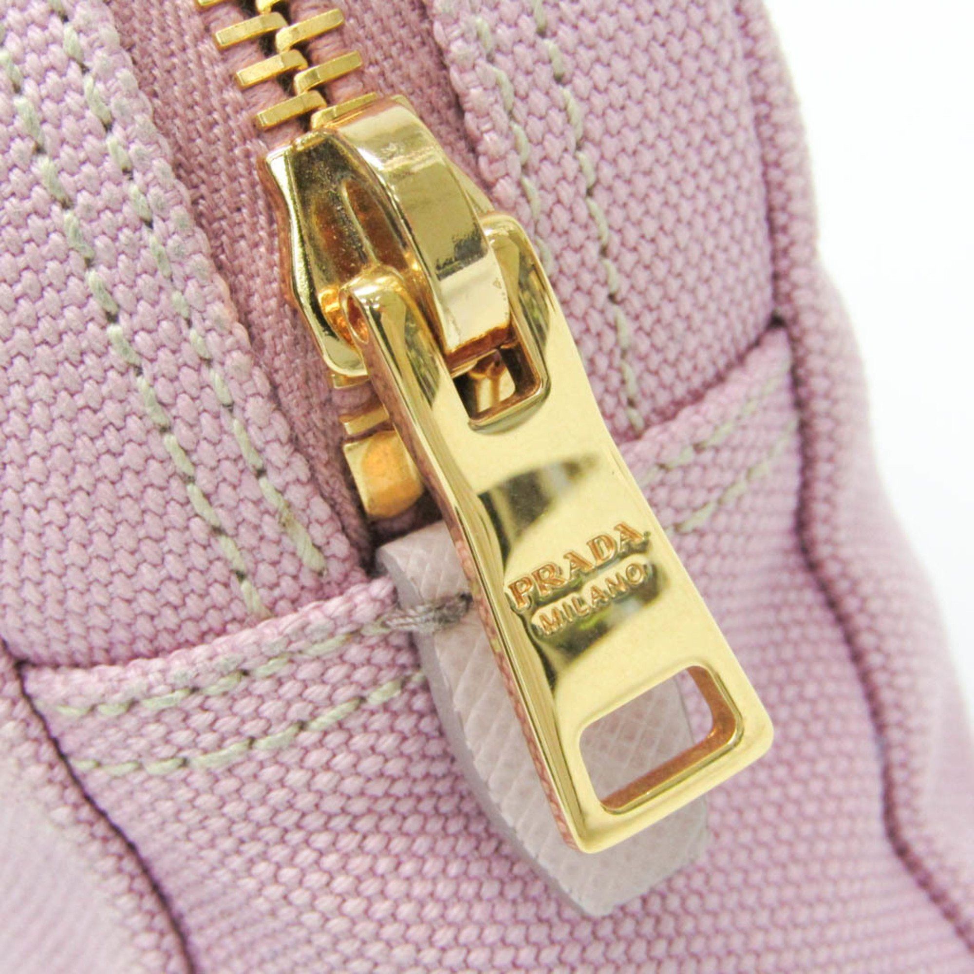 Prada Pink Cotton Clutch Bag (Pre-Owned) Size ONE SIZE - 7 Thumbnail