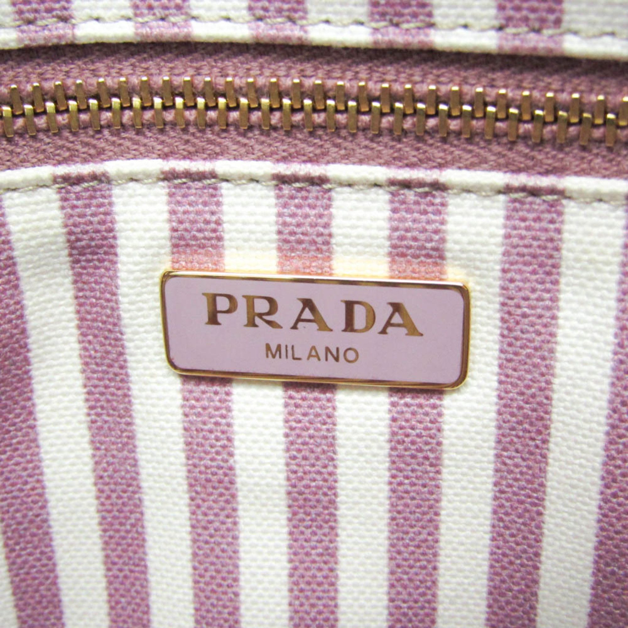 Prada Pink Cotton Clutch Bag (Pre-Owned) Size ONE SIZE - 11 Thumbnail