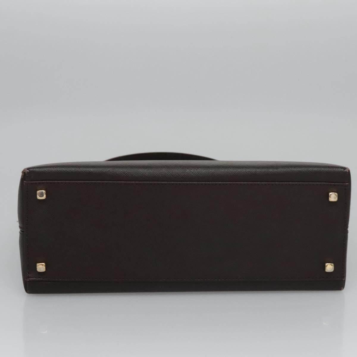 Salvatore Ferragamo Gancini Brown Leather Handbag (Pre-Owned) Size ONE SIZE - 19 Thumbnail