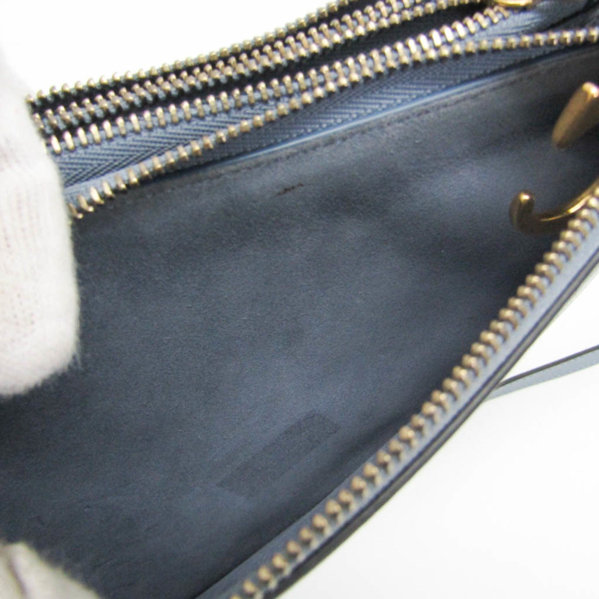 Dior Saddle Blue Leather Shoulder Bag (Pre-Owned) Size ONE SIZE - 13 Thumbnail