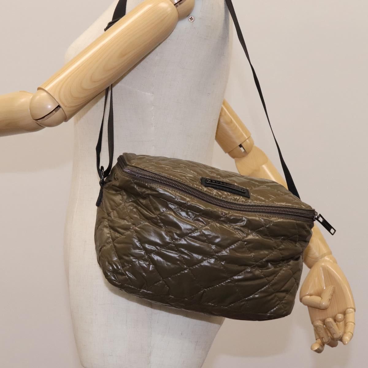 Burberry Khaki Synthetic Shoulder Bag (Pre-Owned) Size ONE SIZE - 14 Thumbnail