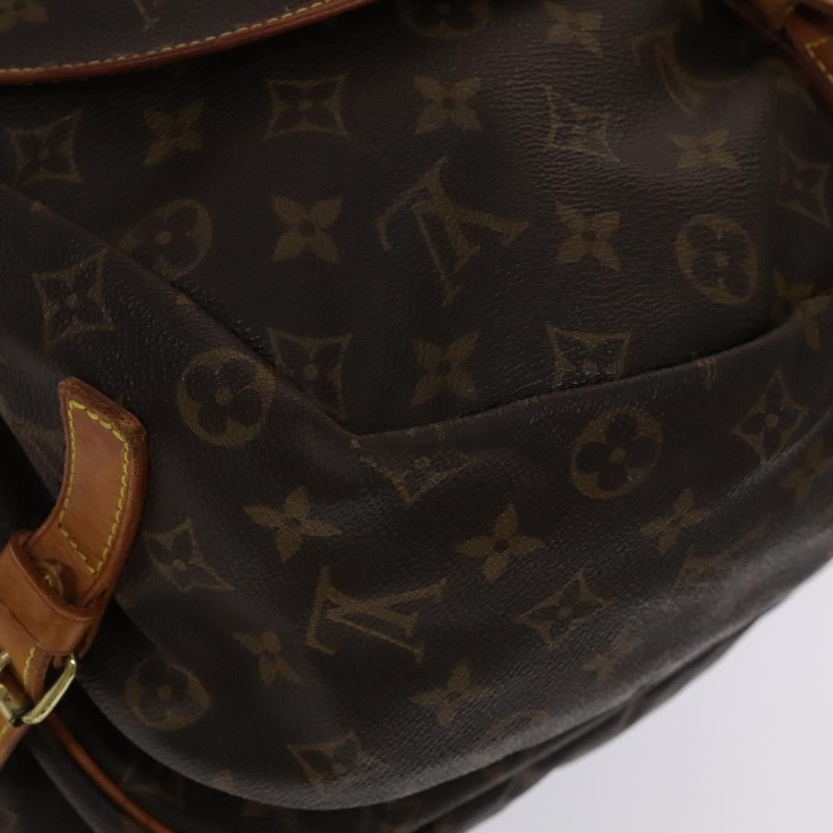 Louis Vuitton Saumur 35 Brown Canvas Shoulder Bag (Pre-Owned) Size ONE SIZE - 9 Thumbnail