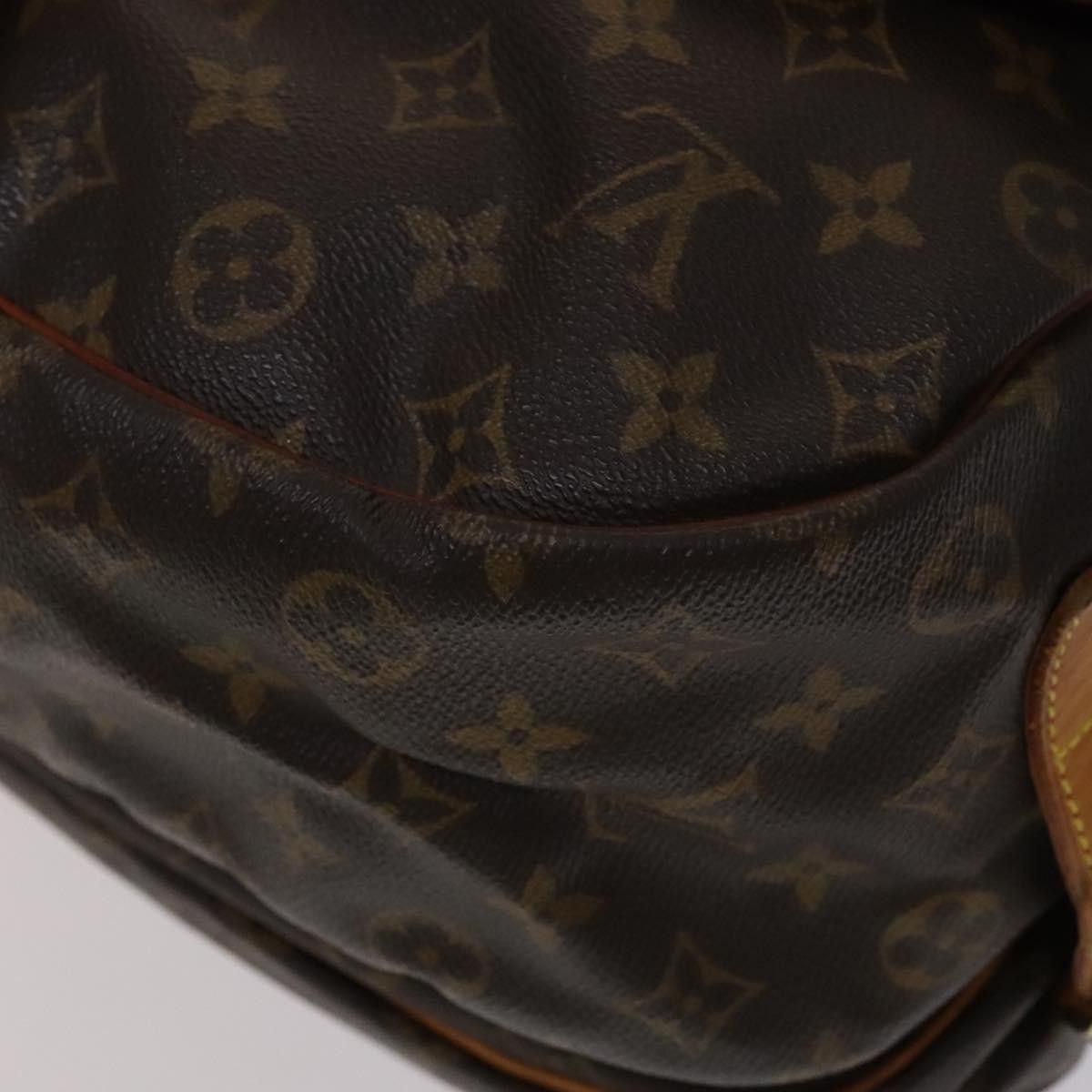 Louis Vuitton Saumur 35 Brown Canvas Shoulder Bag (Pre-Owned) Size ONE SIZE - 7 Thumbnail