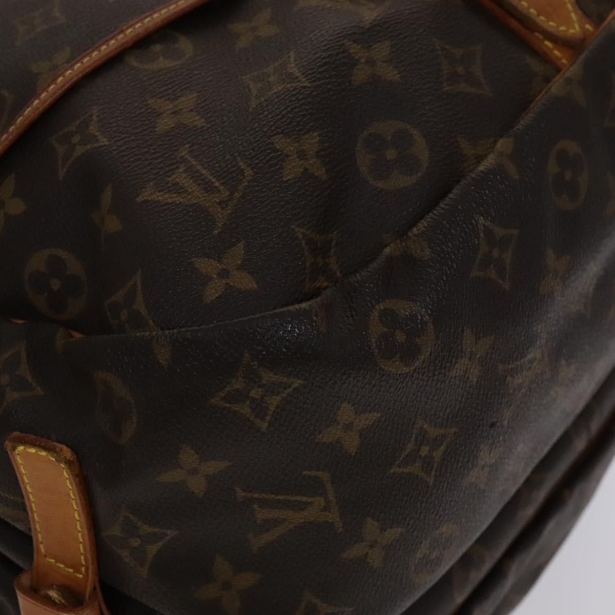 Louis Vuitton Saumur 35 Brown Canvas Shoulder Bag (Pre-Owned) Size ONE SIZE - 8 Thumbnail