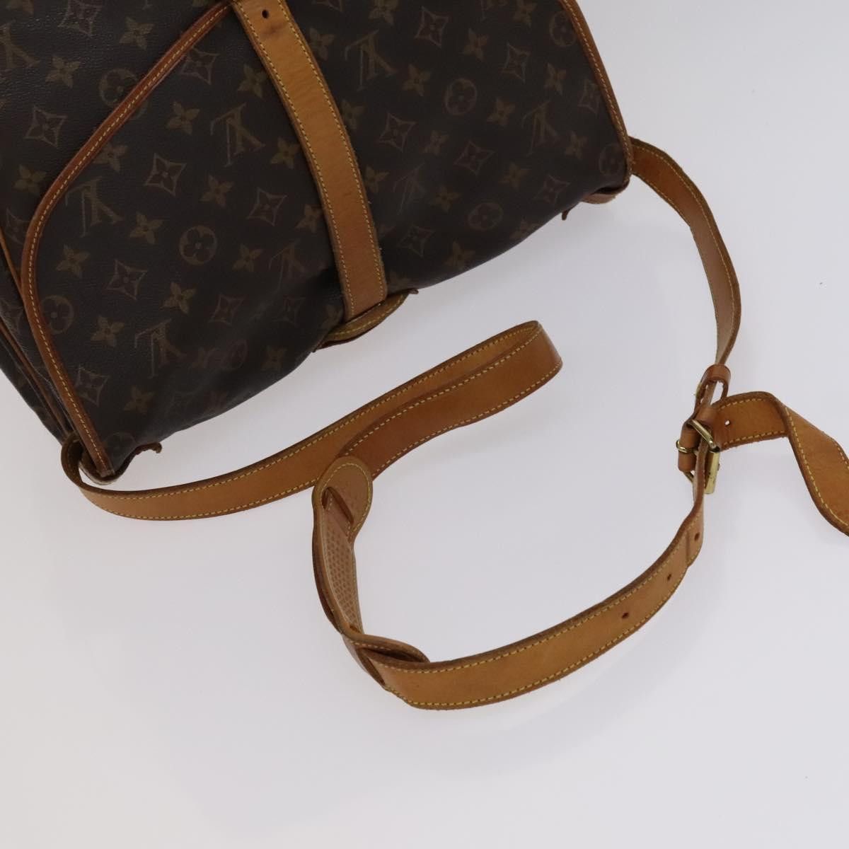 Louis Vuitton Saumur 35 Brown Canvas Shoulder Bag (Pre-Owned) Size ONE SIZE - 5 Thumbnail