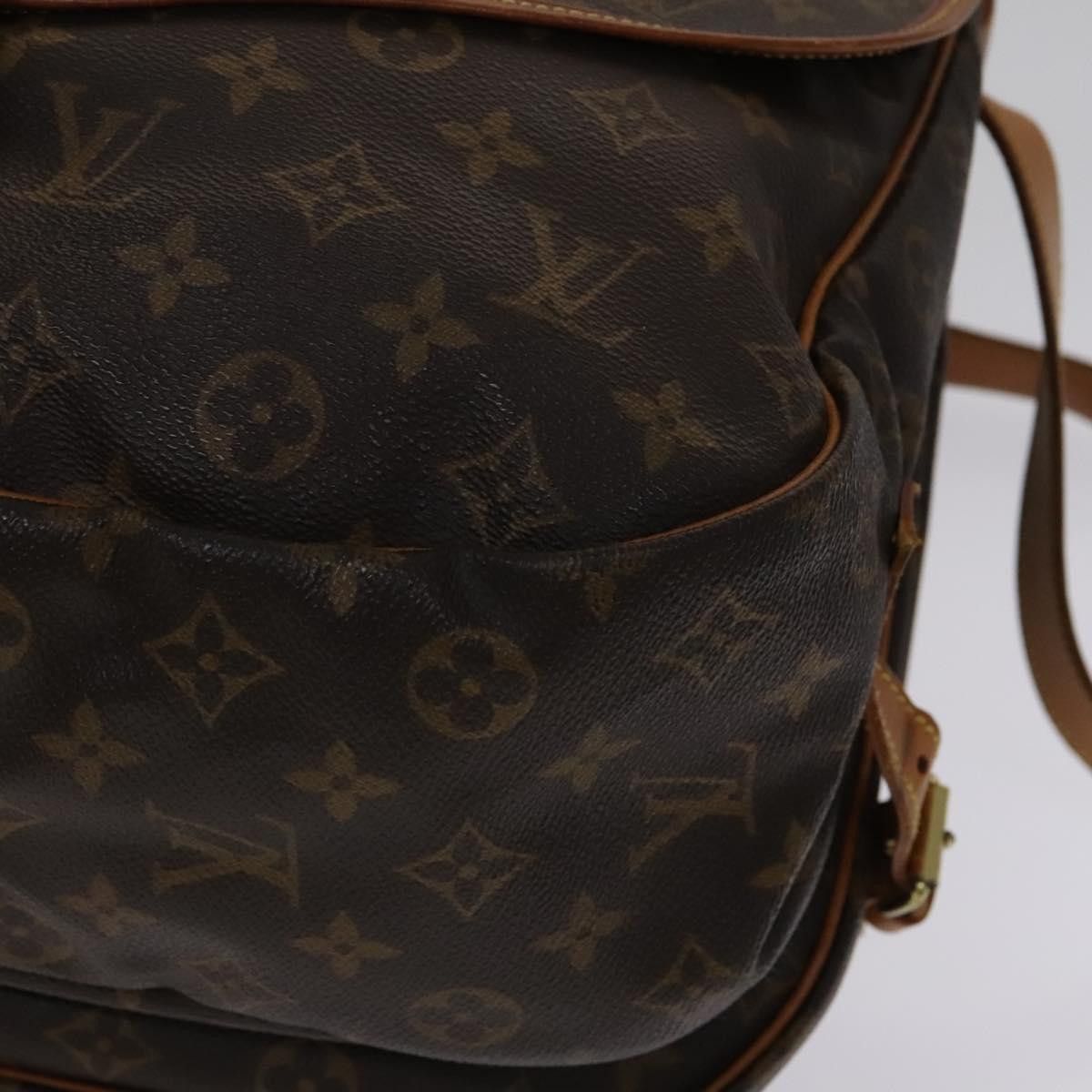 Louis Vuitton Saumur 35 Brown Canvas Shoulder Bag (Pre-Owned) Size ONE SIZE - 6 Thumbnail