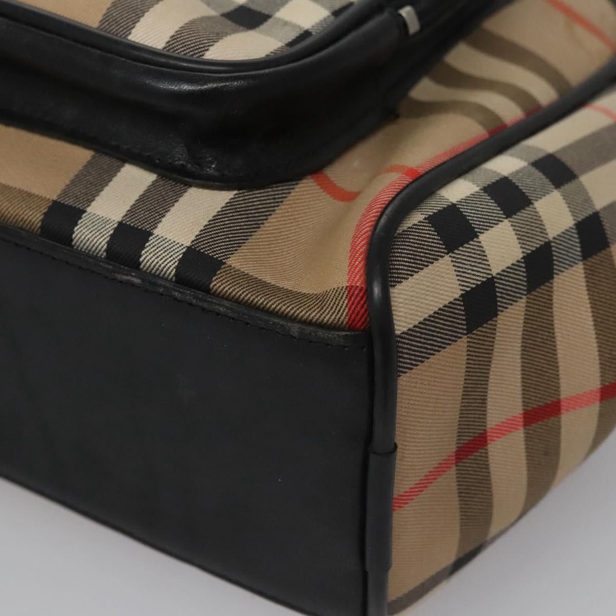 Burberry London Beige Canvas Handbag (Pre-Owned) Size ONE SIZE - 8 Thumbnail
