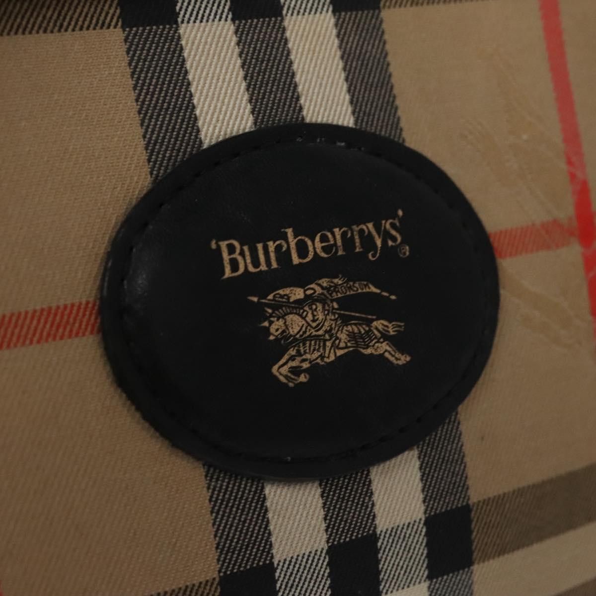 Burberry London Beige Canvas Handbag (Pre-Owned) Size ONE SIZE - 14 Thumbnail