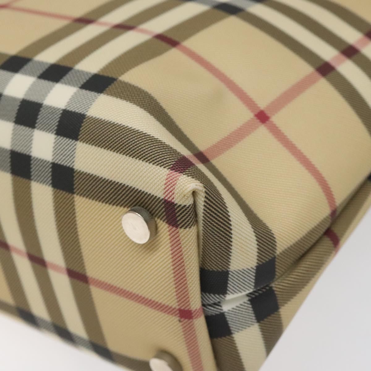 Burberry Nova Check Beige Canvas Handbag (Pre-Owned) Size ONE SIZE - 9 Thumbnail