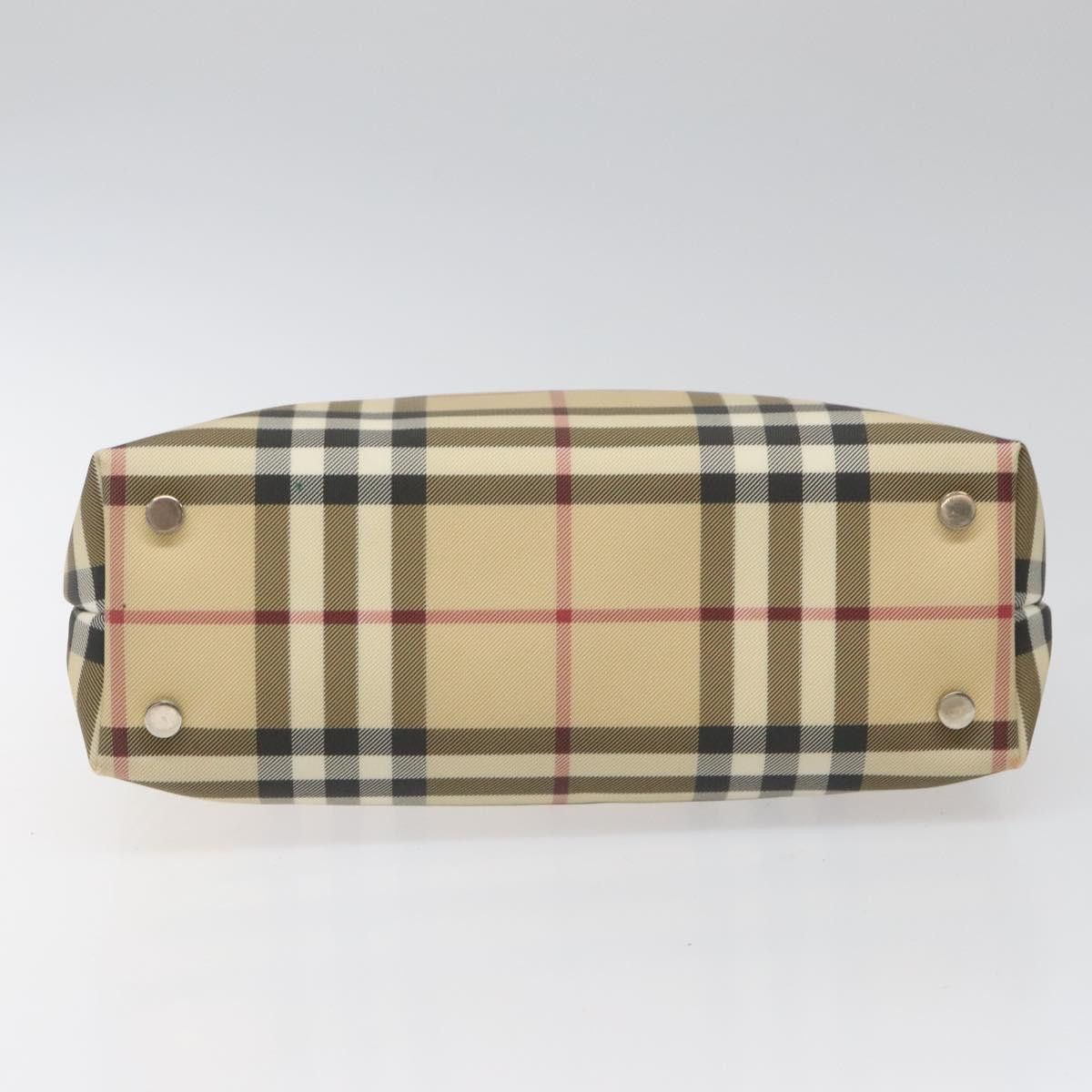 Burberry Nova Check Beige Canvas Handbag (Pre-Owned) Size ONE SIZE - 18 Thumbnail