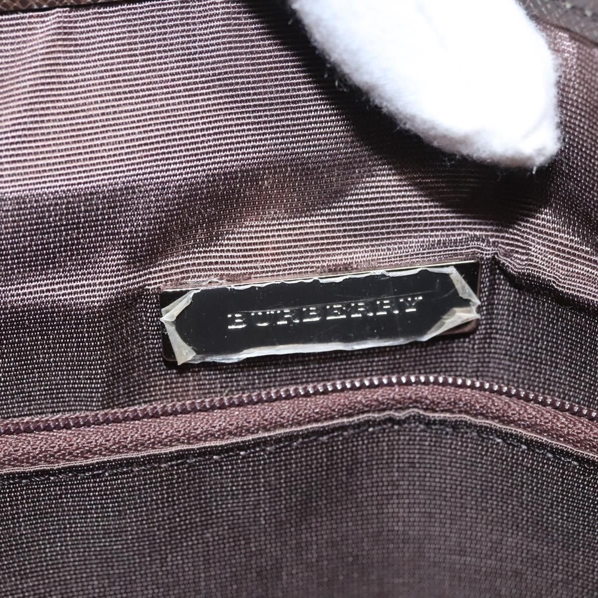 Burberry Nova Check Beige Canvas Handbag (Pre-Owned) Size ONE SIZE - 14 Thumbnail