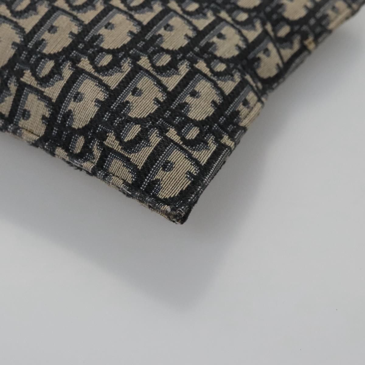Dior Trotter Navy Canvas Clutch Bag (Pre-Owned) Size ONE SIZE - 7 Thumbnail