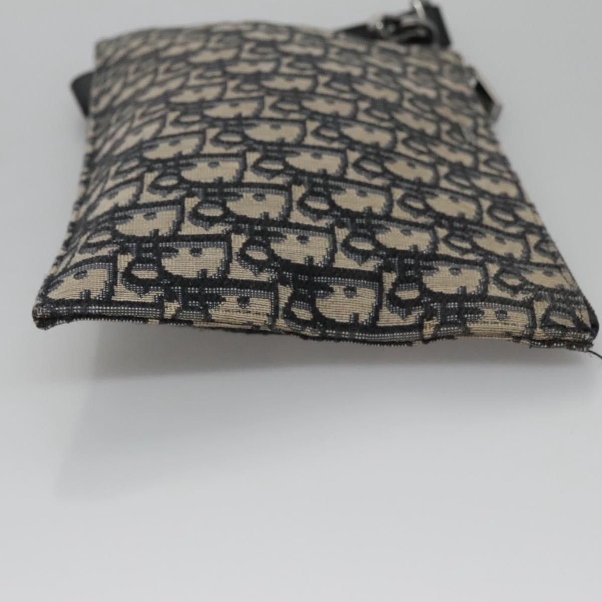 Dior Trotter Navy Canvas Clutch Bag (Pre-Owned) Size ONE SIZE - 3 Thumbnail