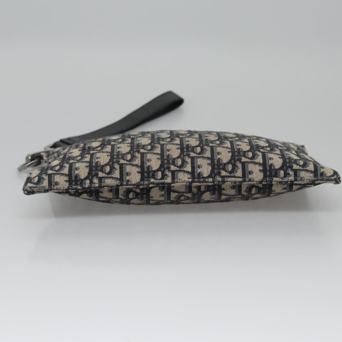 Dior Trotter Navy Canvas Clutch Bag (Pre-Owned) Size ONE SIZE - 15 Thumbnail