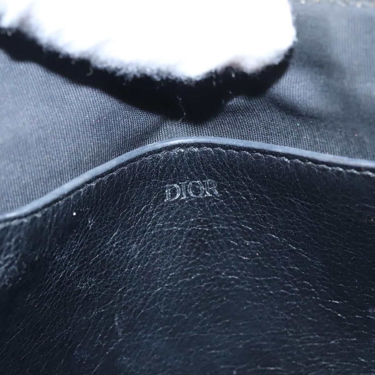 Dior Trotter Navy Canvas Clutch Bag (Pre-Owned) Size ONE SIZE - 18 Thumbnail