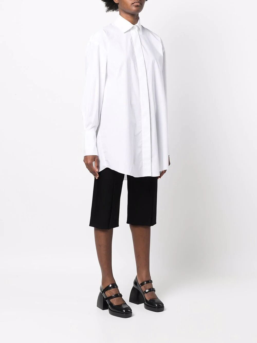 Patou ICONIC MINI SHIRT DRESS Size M / US 6-8 / IT 42-44 - 4 Thumbnail