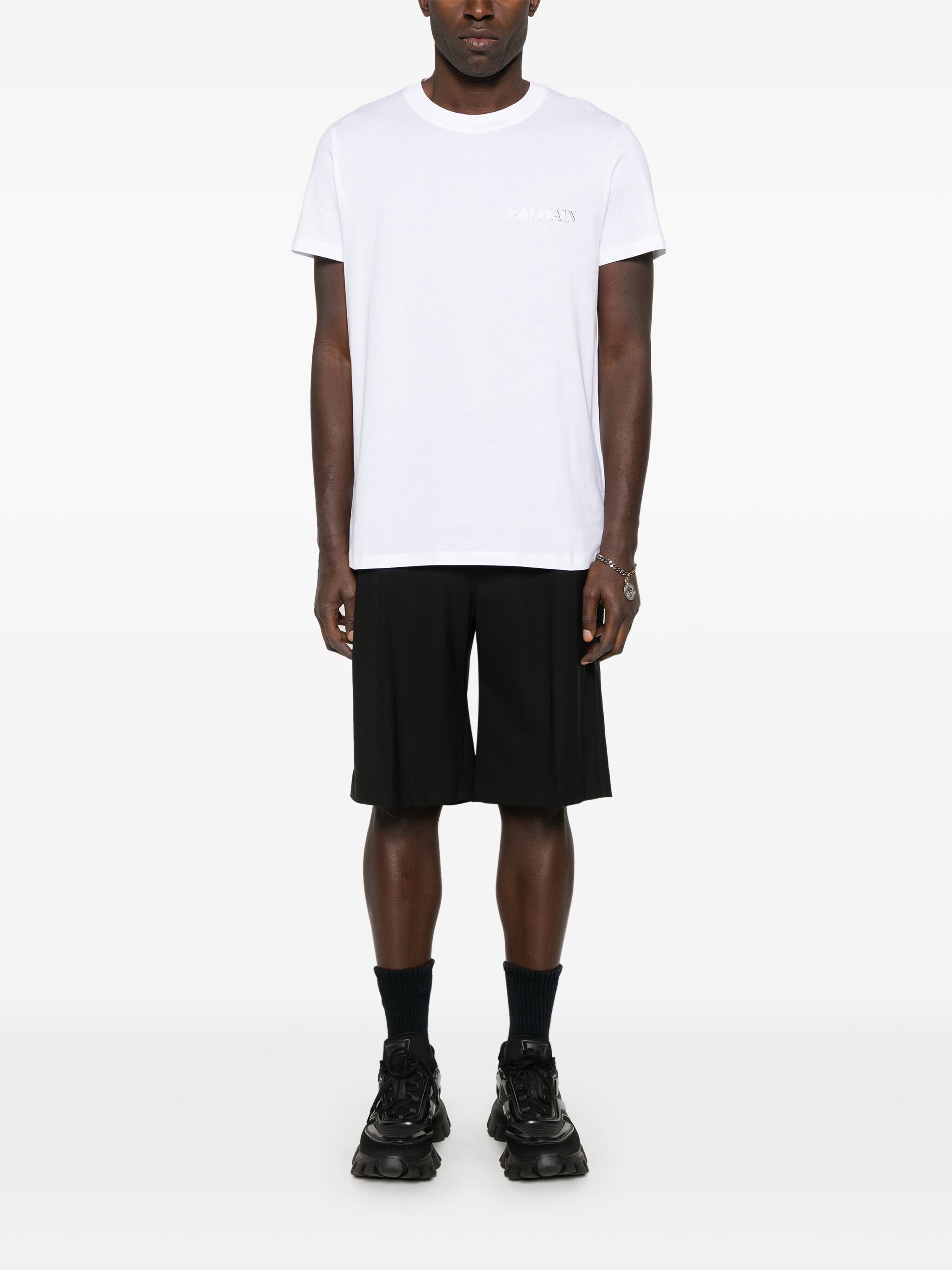 Balmain BALMAIN VINTAGE GEL T-SHIRT - SLIM FIT Size US S / EU 44-46 / 1 - 5 Thumbnail