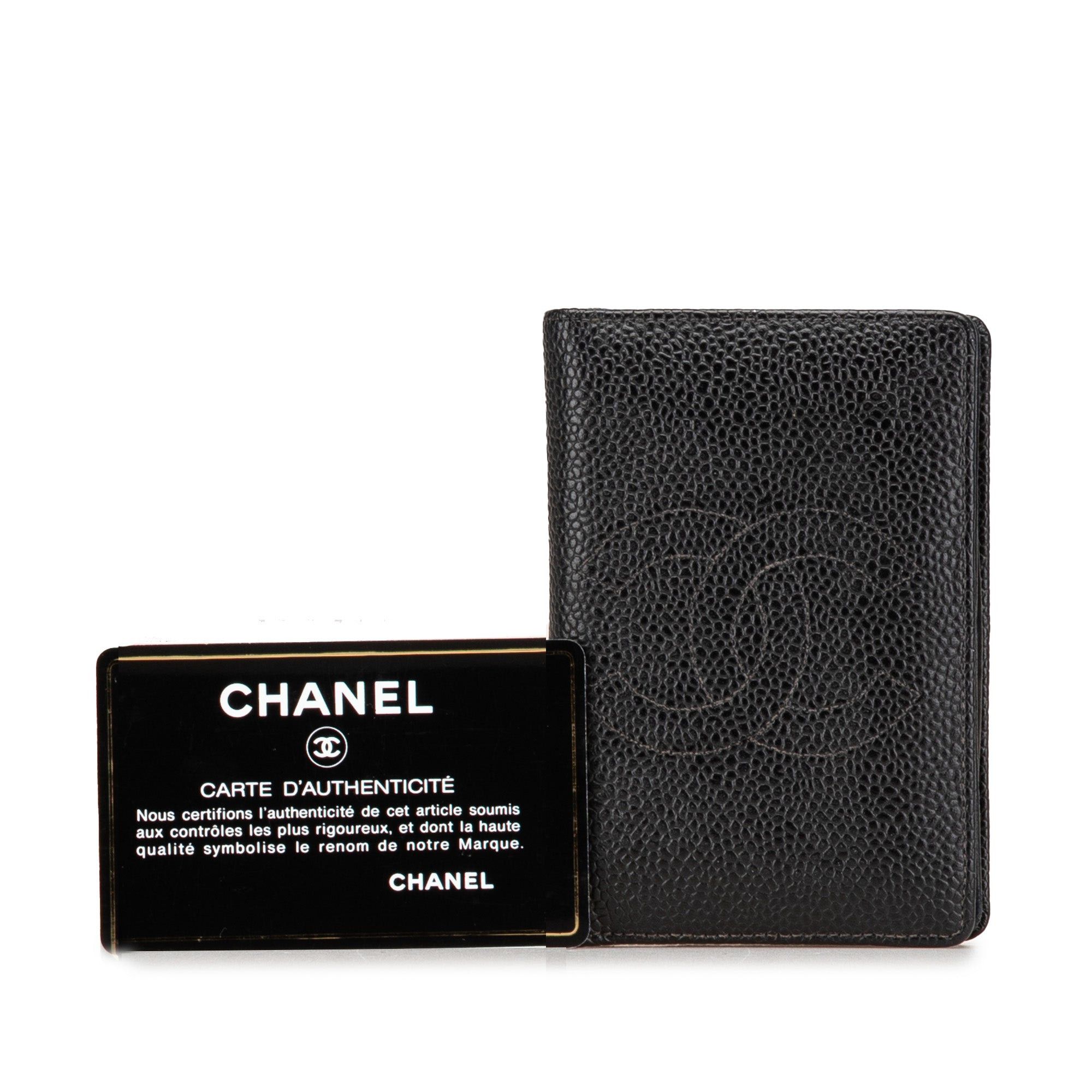 Chanel Chanel CC Caviar Card Holder Black Size ONE SIZE - 14 Thumbnail
