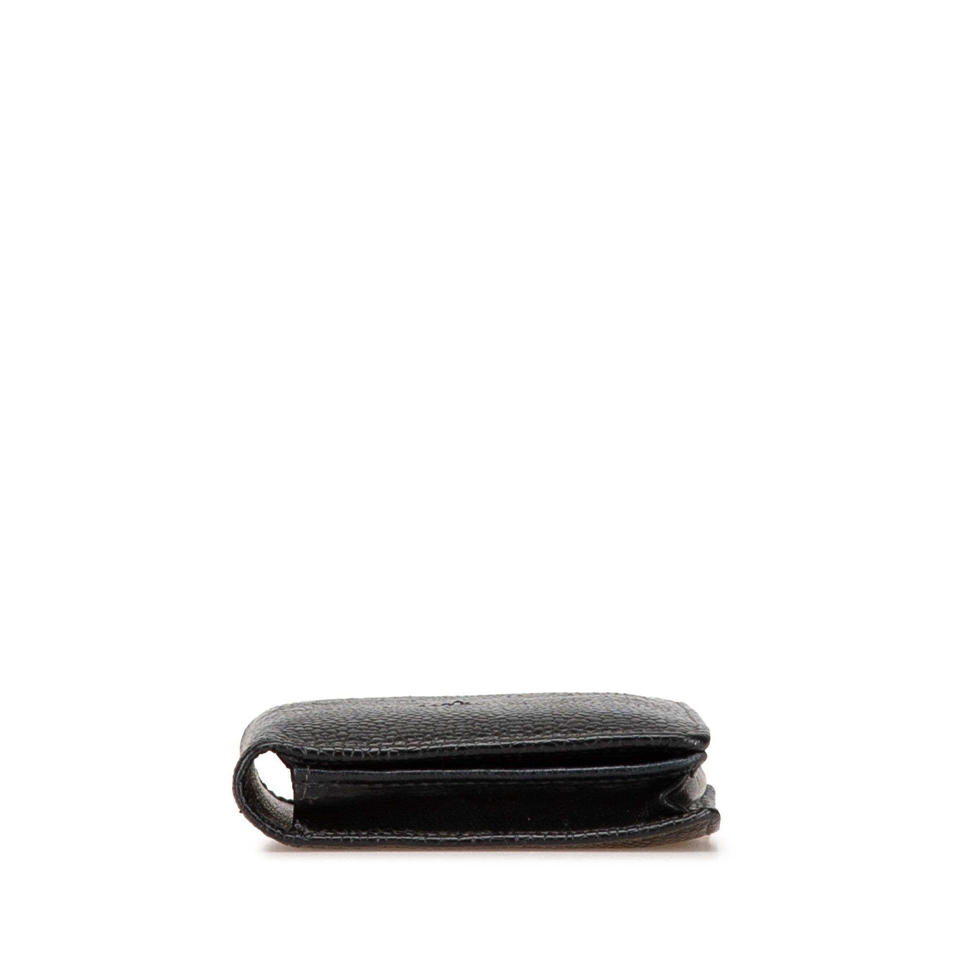 Chanel Chanel CC Caviar Card Holder Black Size ONE SIZE - 3 Thumbnail