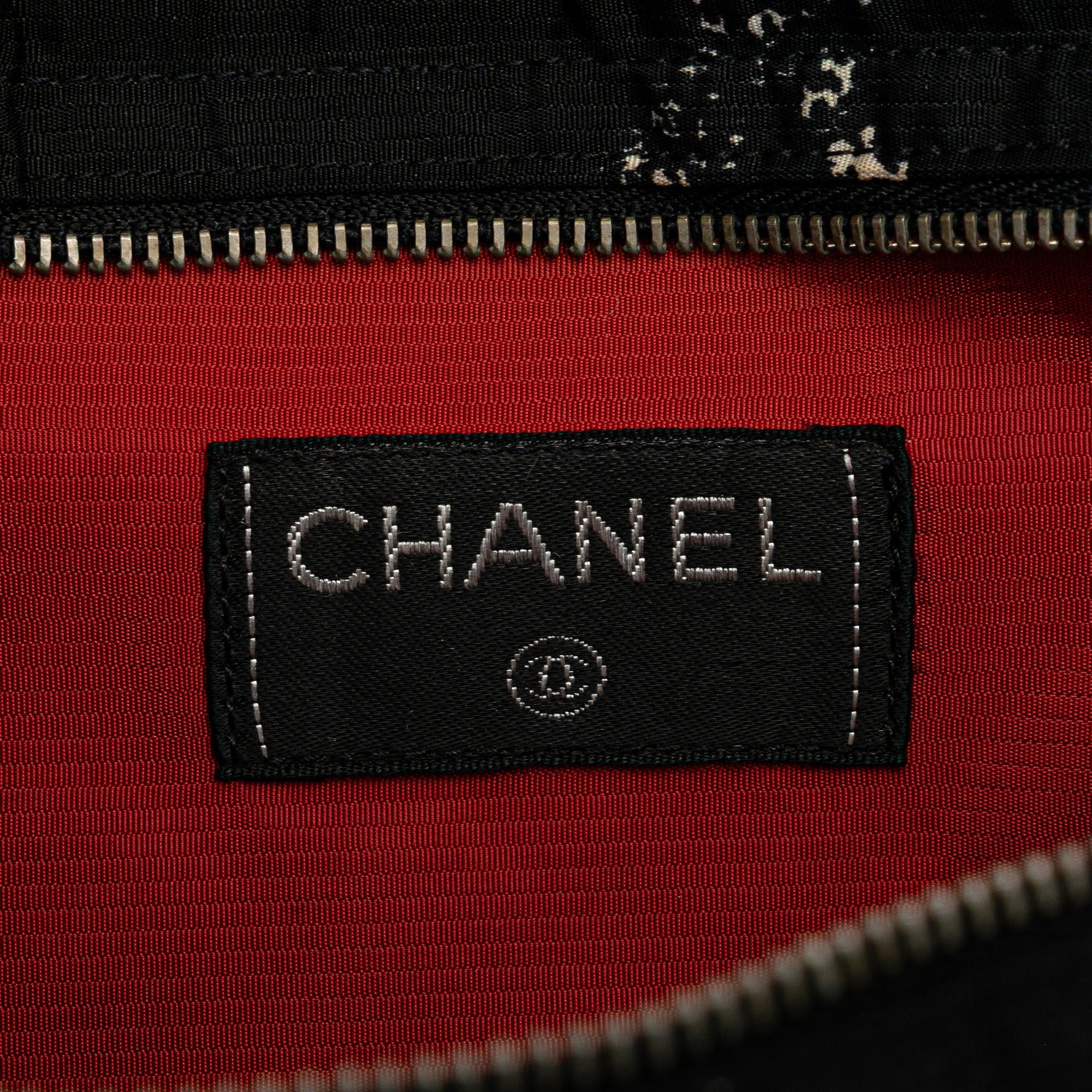 Chanel Chanel Old Travel Line Nylon Belt Bag Black Size ONE SIZE - 7 Thumbnail