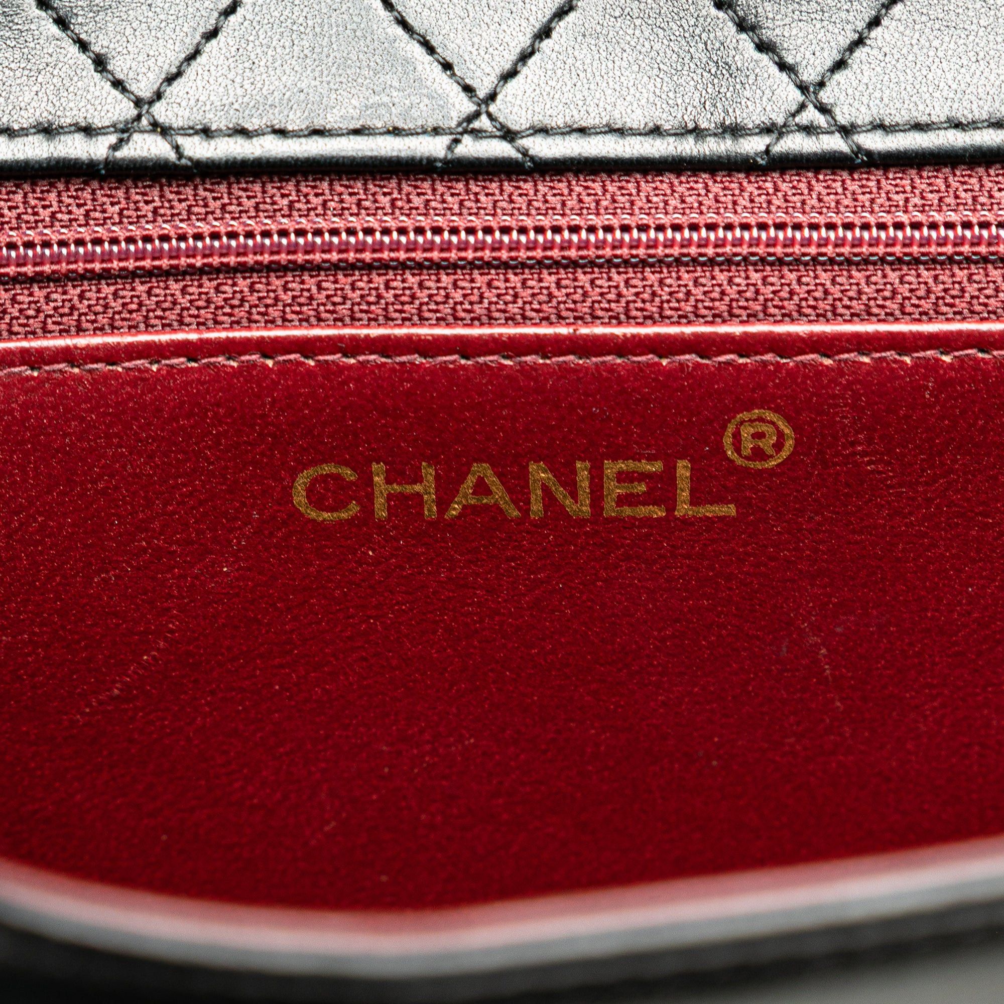 Chanel Chanel CC Lambskin Trapezoid Flap Black Size ONE SIZE - 5 Thumbnail