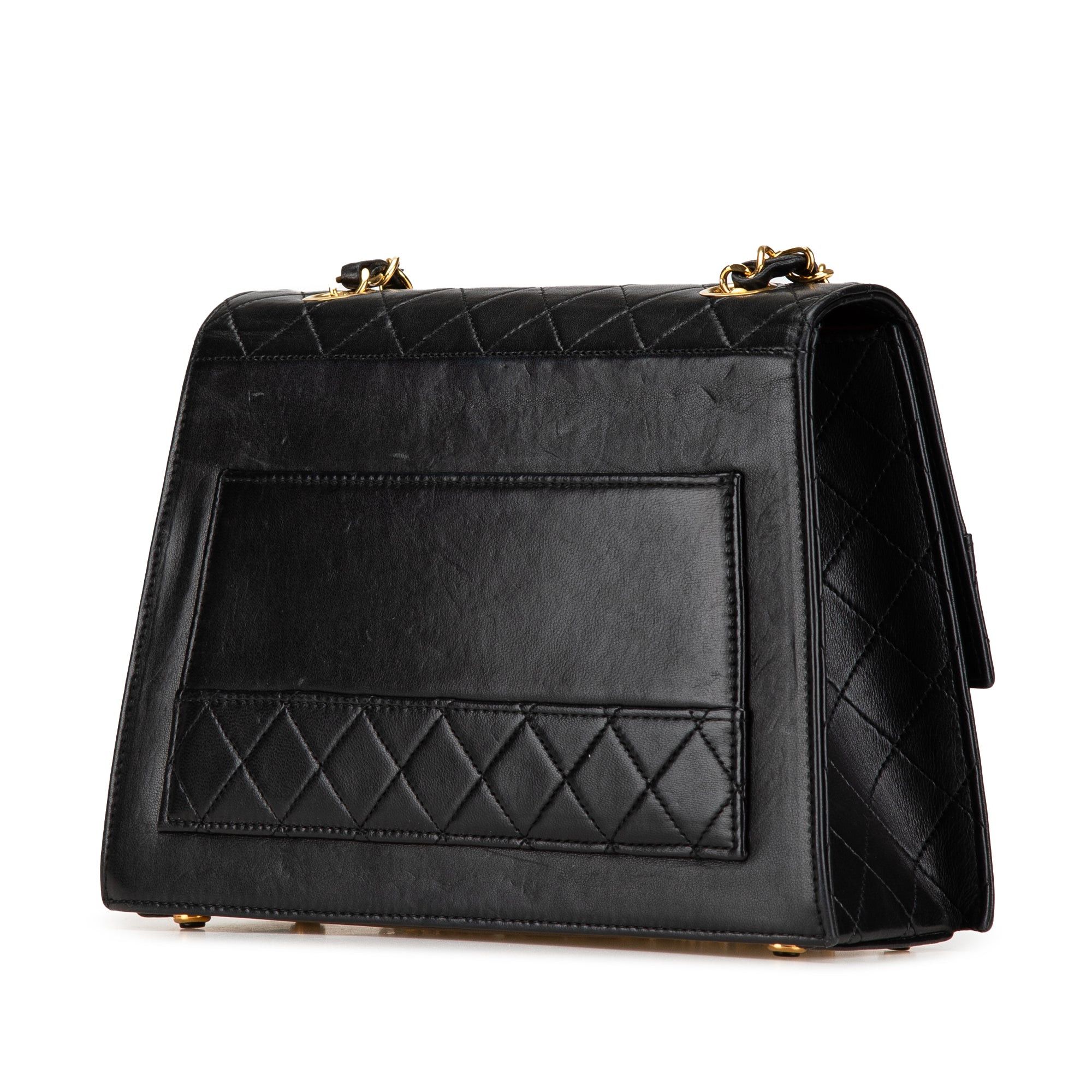Chanel Chanel CC Lambskin Trapezoid Flap Black Size ONE SIZE - 2 Thumbnail