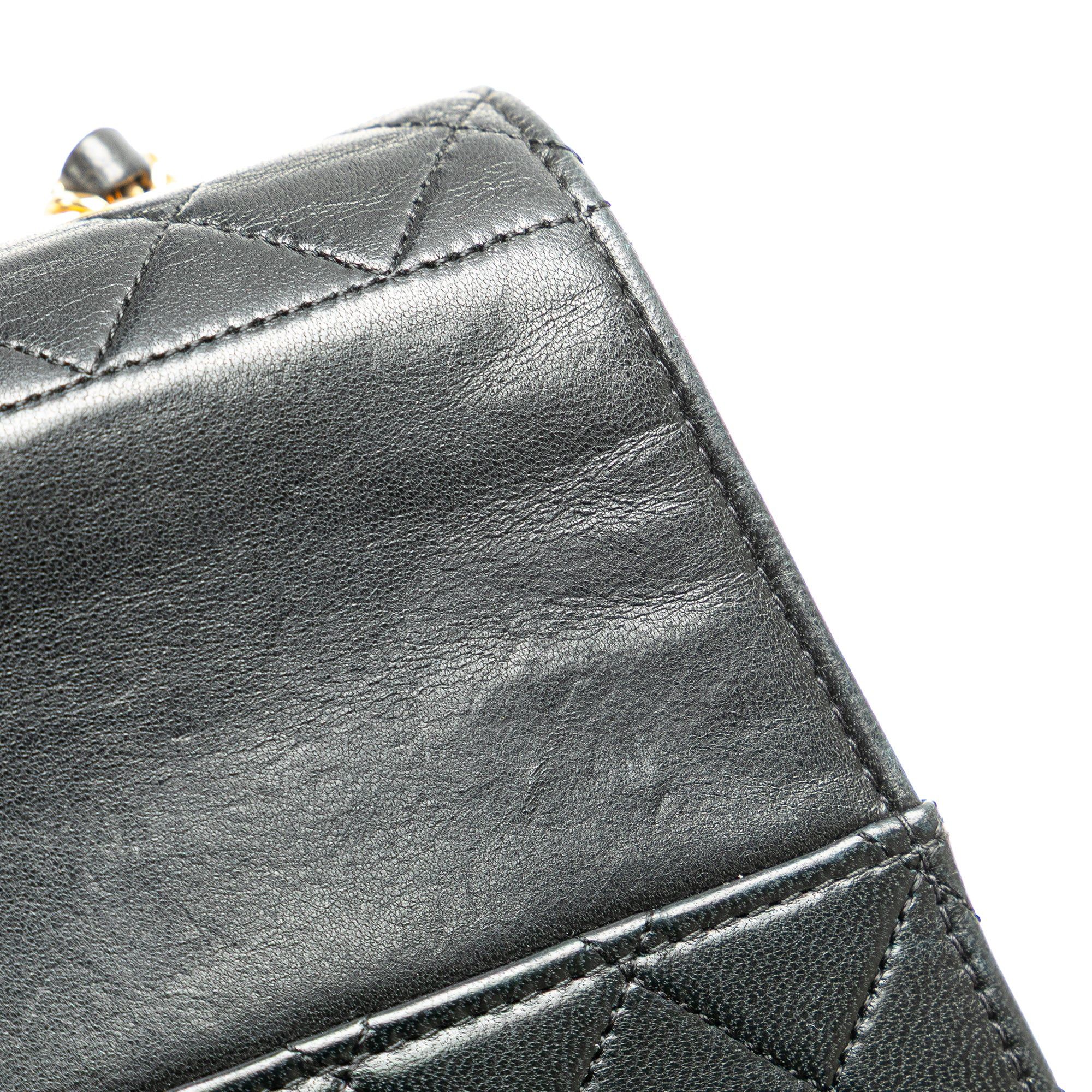 Chanel Chanel CC Lambskin Trapezoid Flap Black Size ONE SIZE - 11 Thumbnail