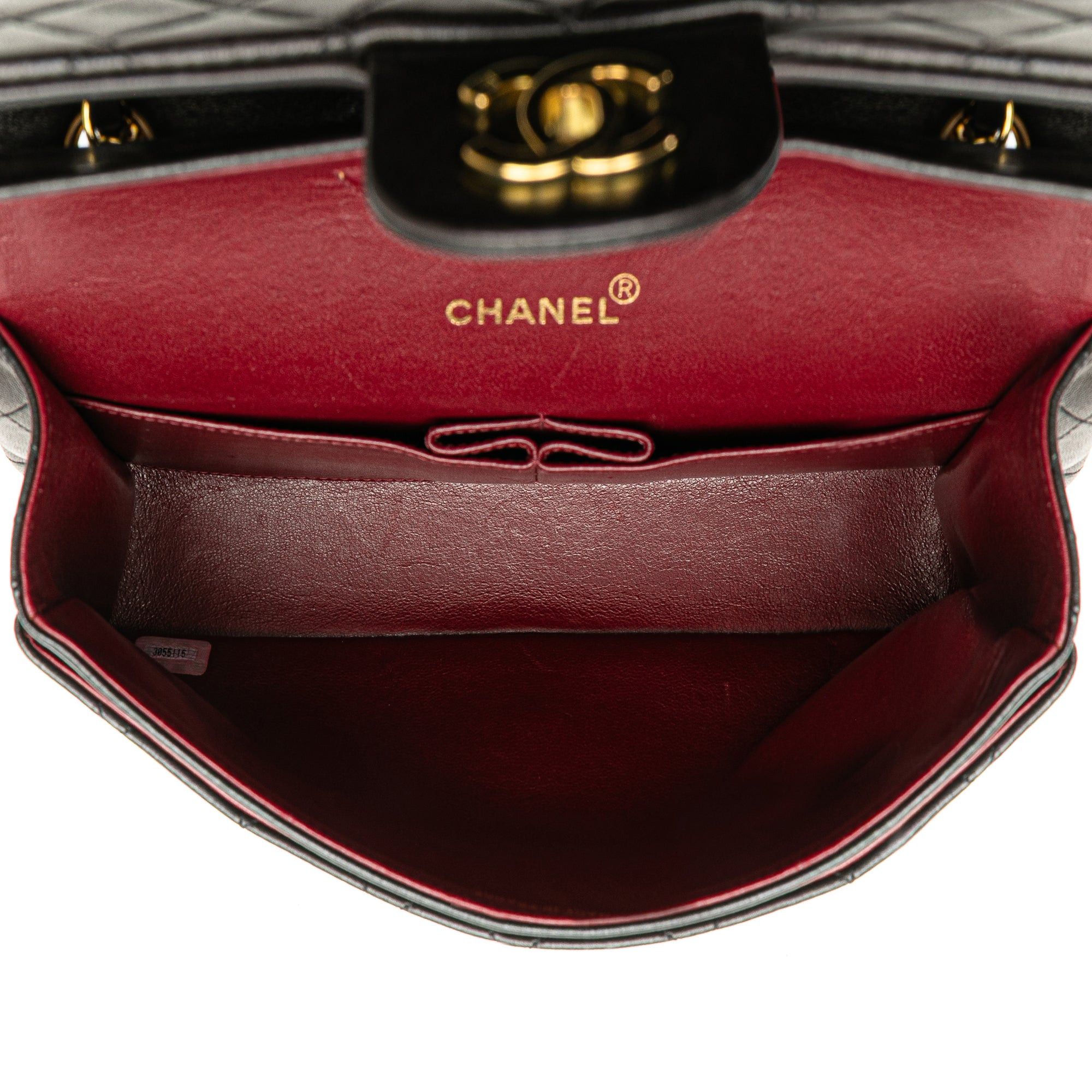Chanel Chanel Medium Classic Lambskin Double Flap Black Size ONE SIZE - 4 Thumbnail