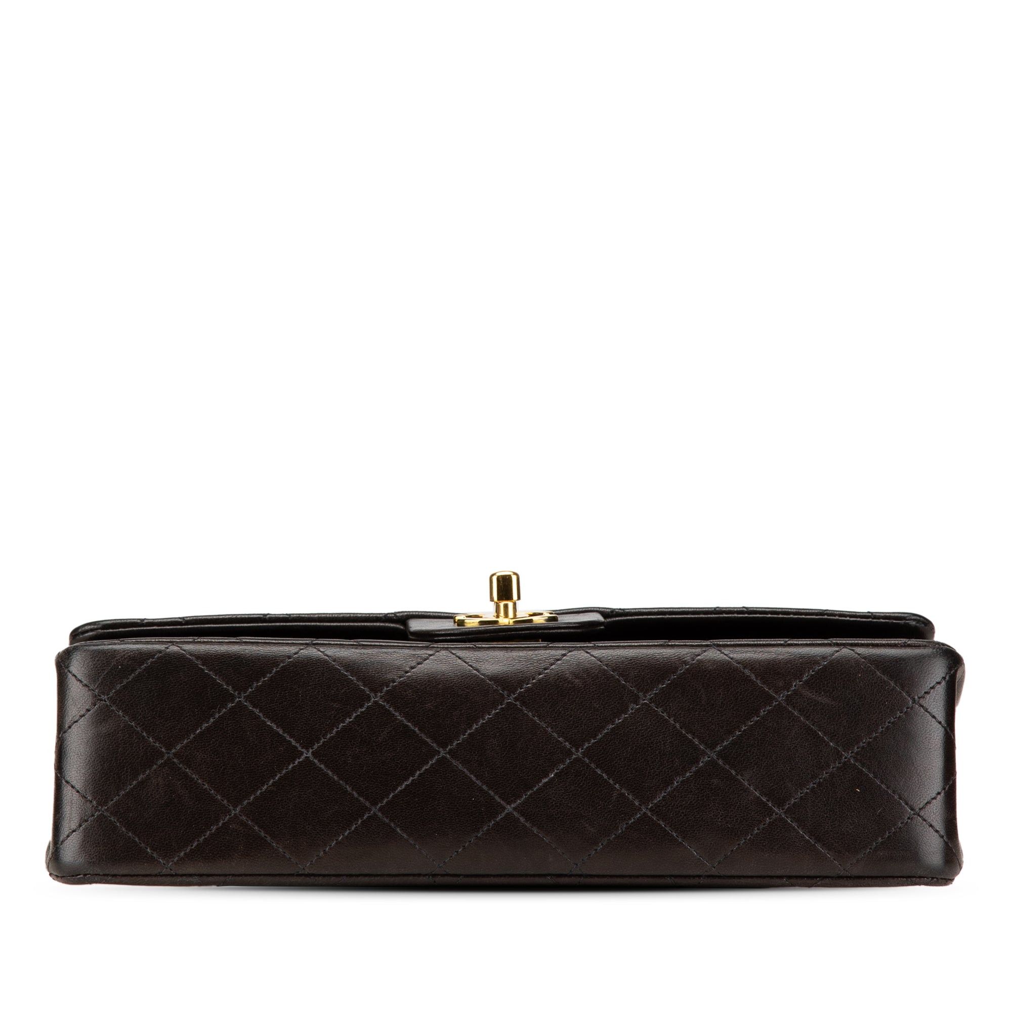 Chanel Chanel Medium Classic Lambskin Double Flap Black Size ONE SIZE - 3 Thumbnail