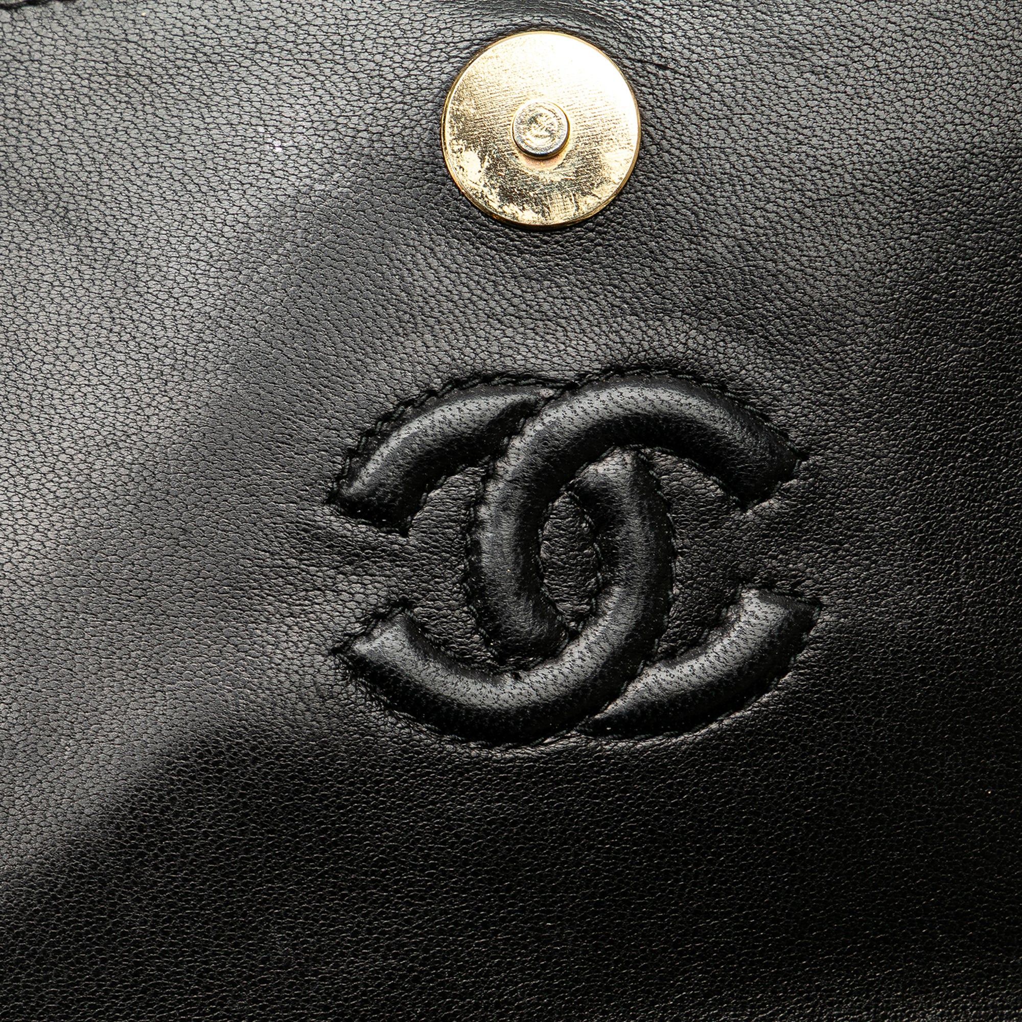 Chanel Chanel Quilted Lambskin Tassel Flap Crossbody Black Size ONE SIZE - 9 Thumbnail