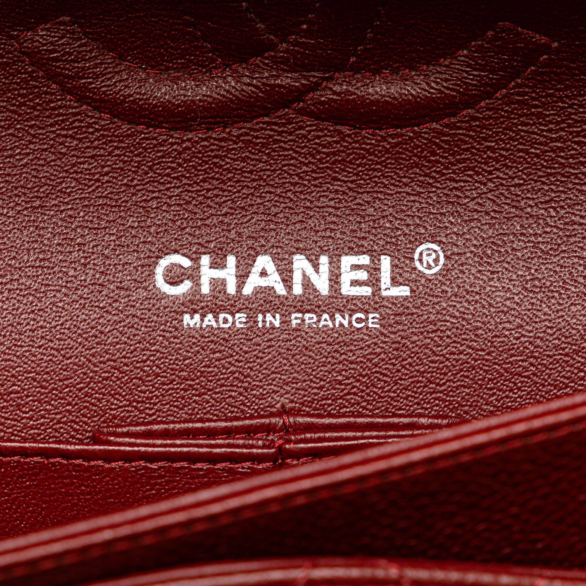 Chanel Chanel Medium Classic Caviar Double Flap Red Size ONE SIZE - 5 Thumbnail