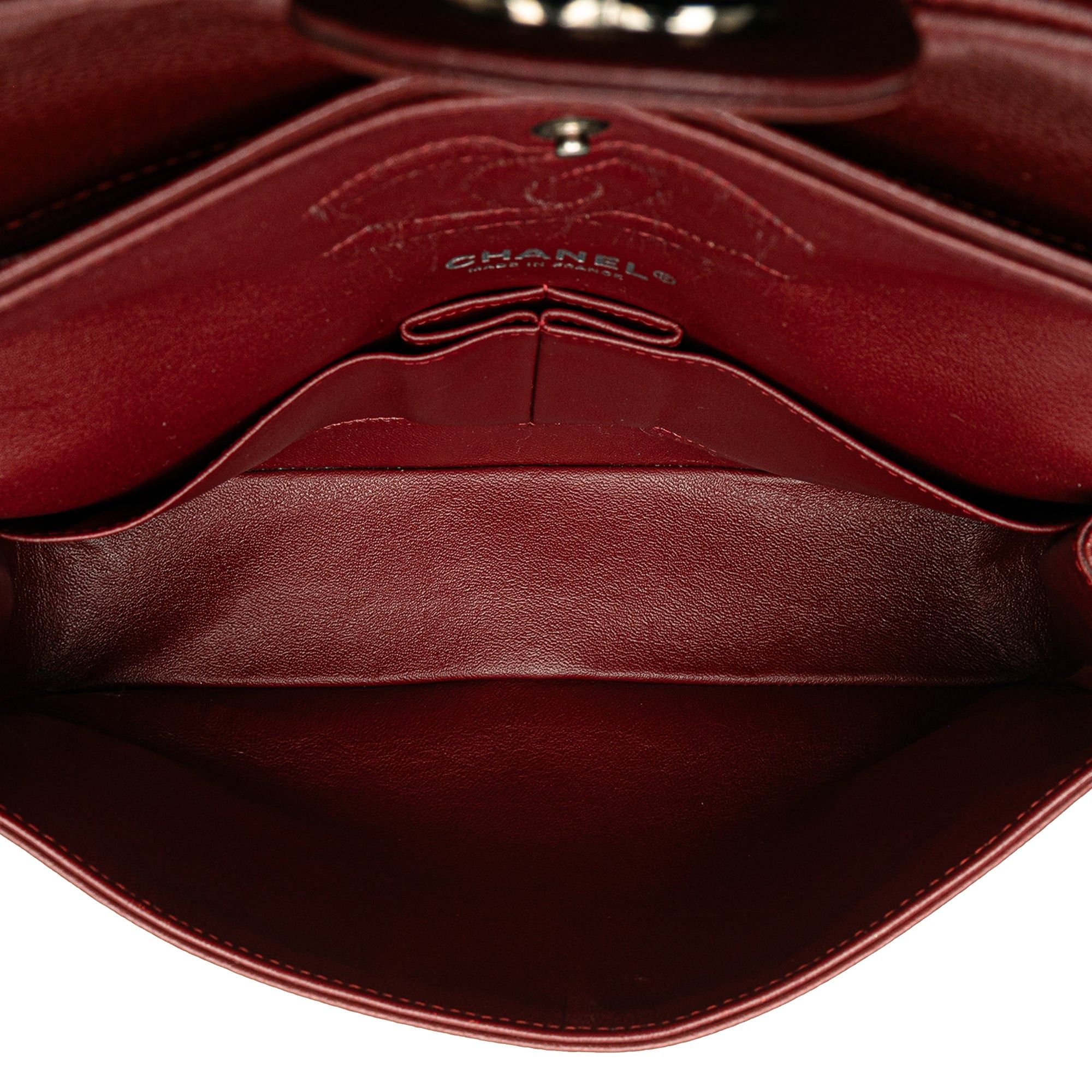 Chanel Chanel Medium Classic Caviar Double Flap Red Size ONE SIZE - 4 Thumbnail