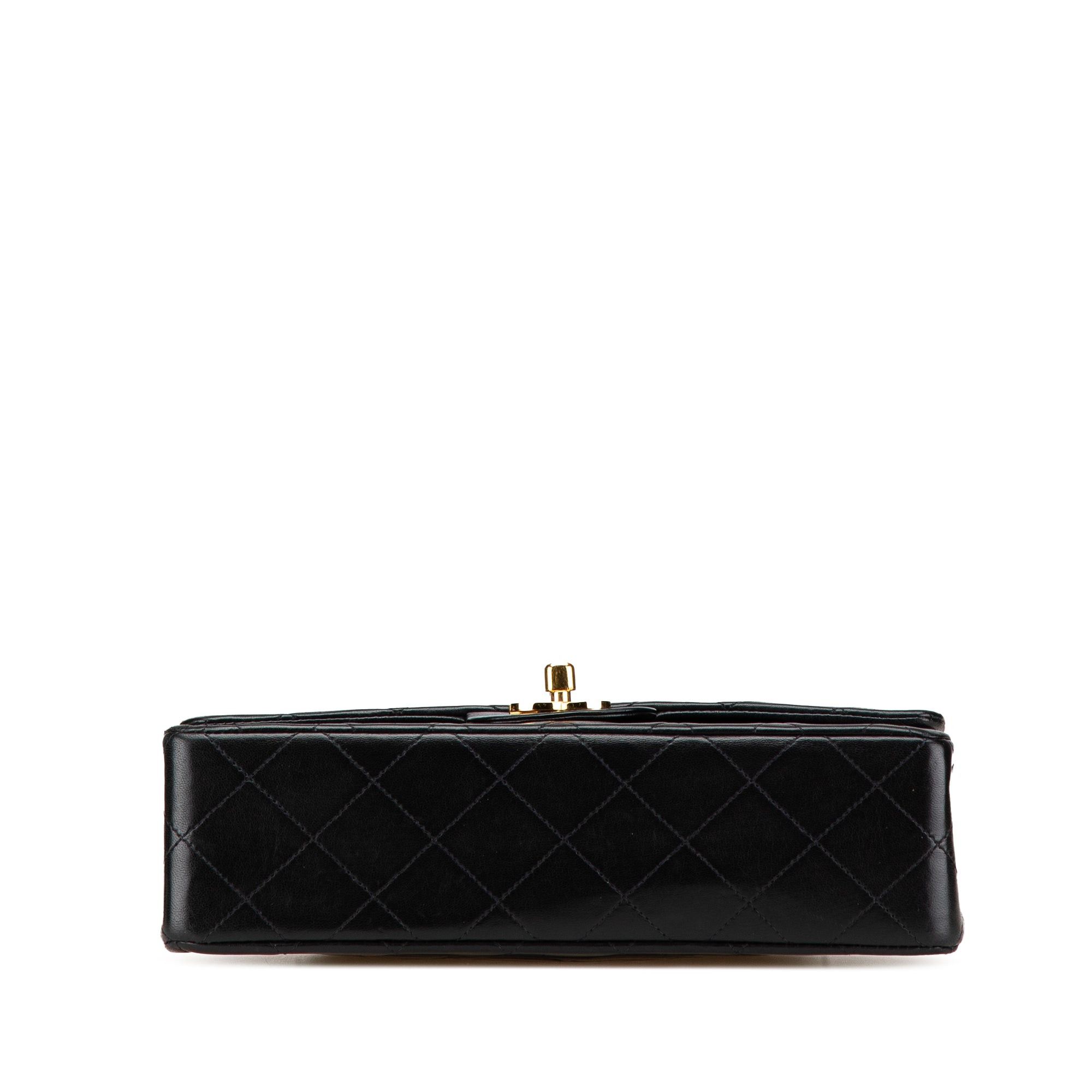 Chanel Chanel Small Classic Lambskin Double Flap Black Size ONE SIZE - 3 Thumbnail