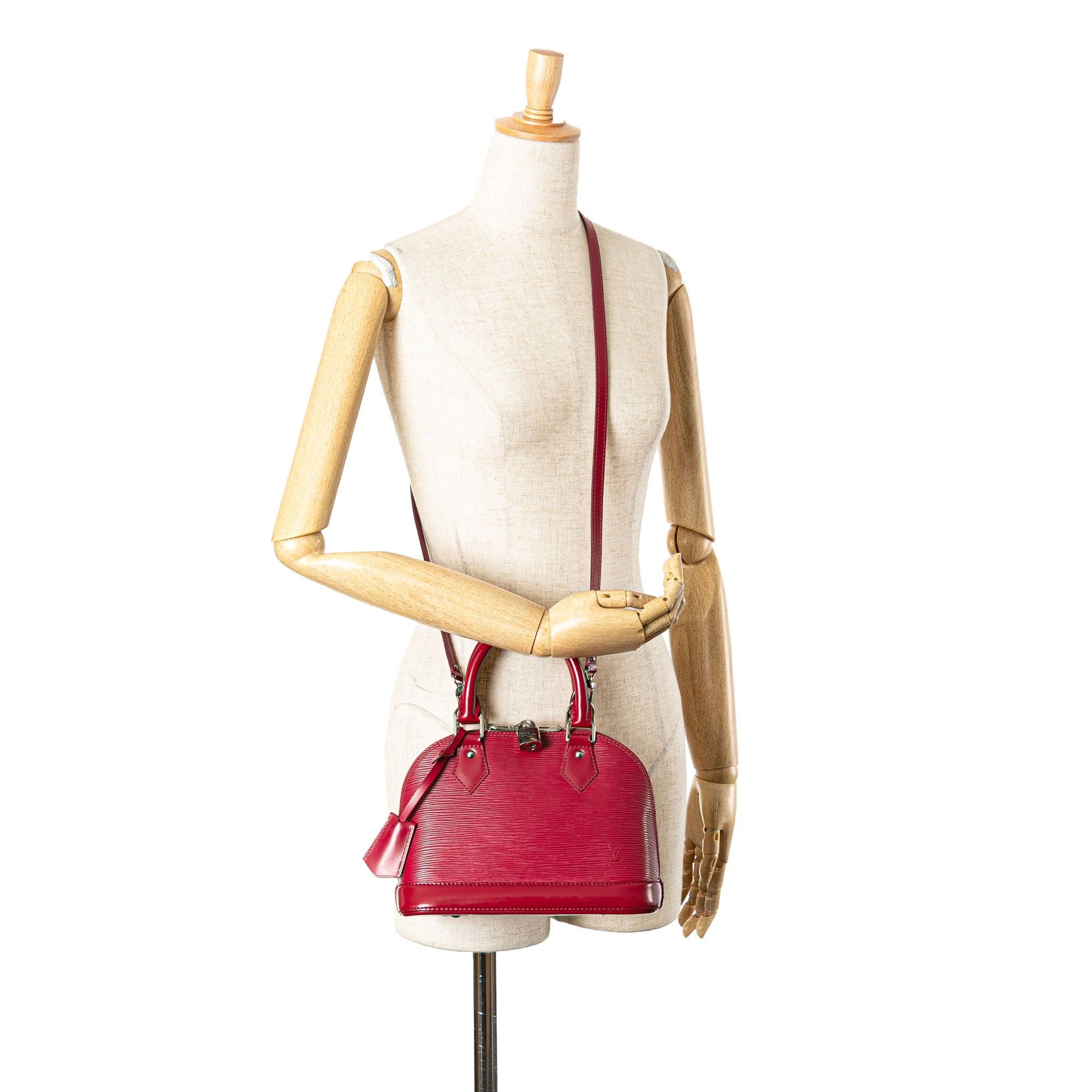 Louis Vuitton Louis Vuitton Epi Alma BB Pink Size ONE SIZE - 12 Thumbnail