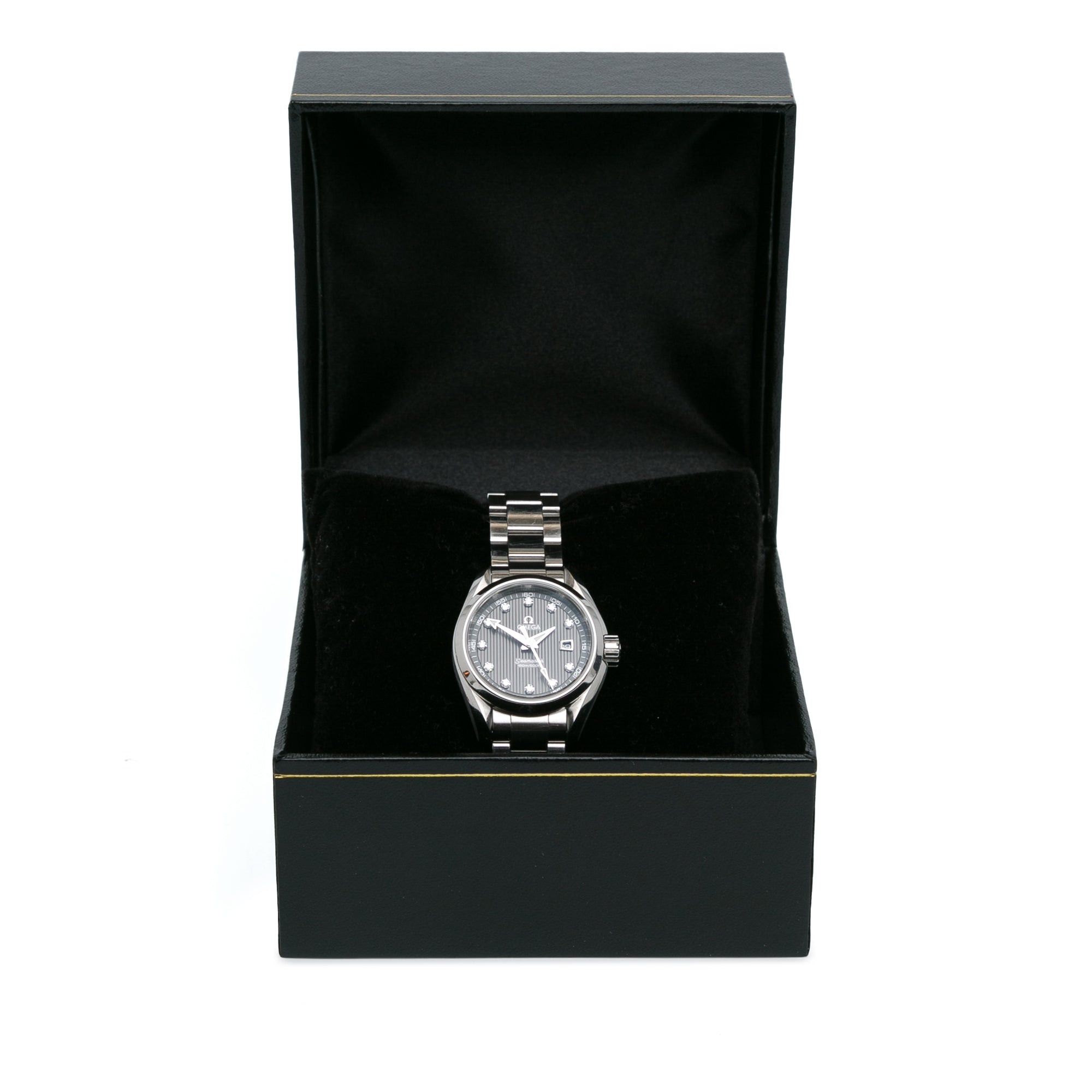 Omega OMEGA Seamaster Aqua Terra 150M Quartz 30MM Watch Silver Size ONE SIZE - 6 Thumbnail