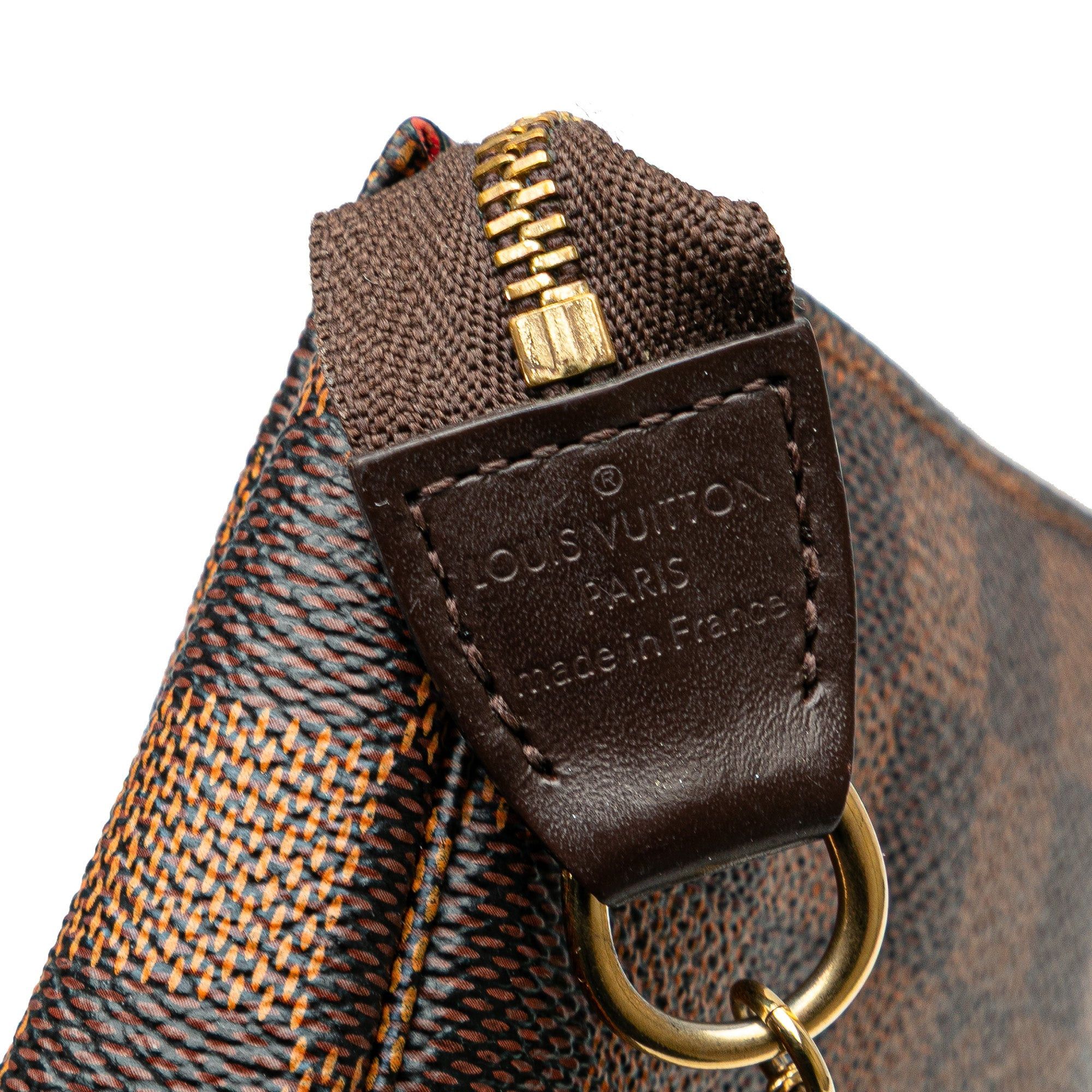 Louis Vuitton Louis Vuitton Damier Ebene Mini Pochette Accessories Brown Size ONE SIZE - 5 Thumbnail