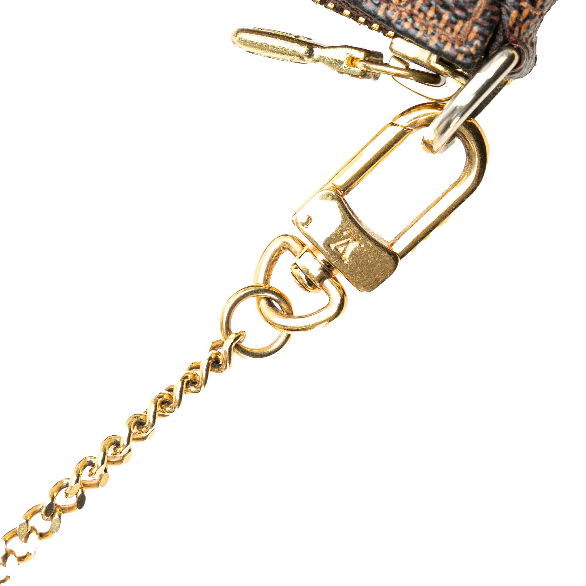 Louis Vuitton Louis Vuitton Damier Ebene Mini Pochette Accessories Brown Size ONE SIZE - 11 Thumbnail
