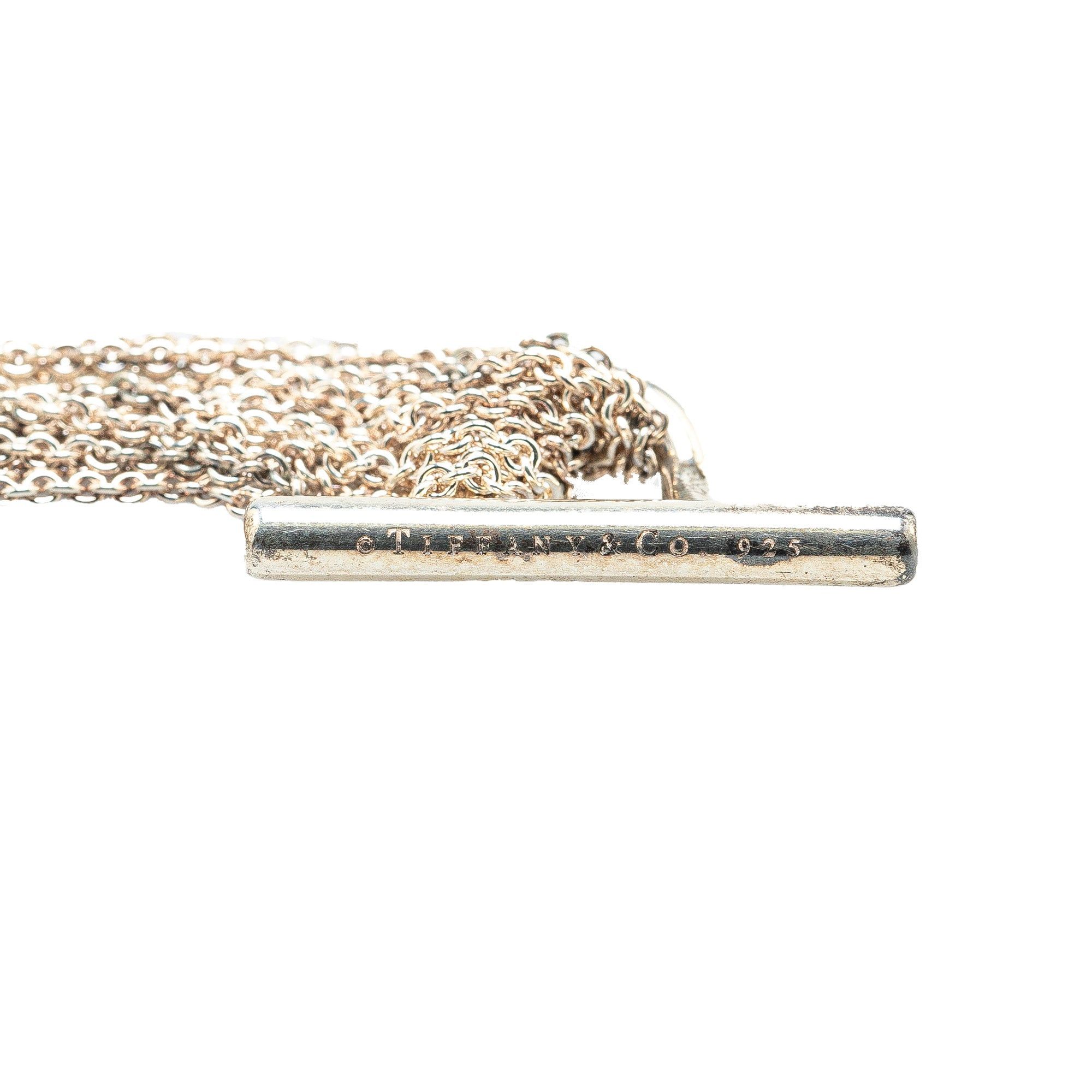 Tiffany & Co. Tiffany Sterling Silver Heart Mesh Toggle Bracelet Silver Size ONE SIZE - 5 Thumbnail