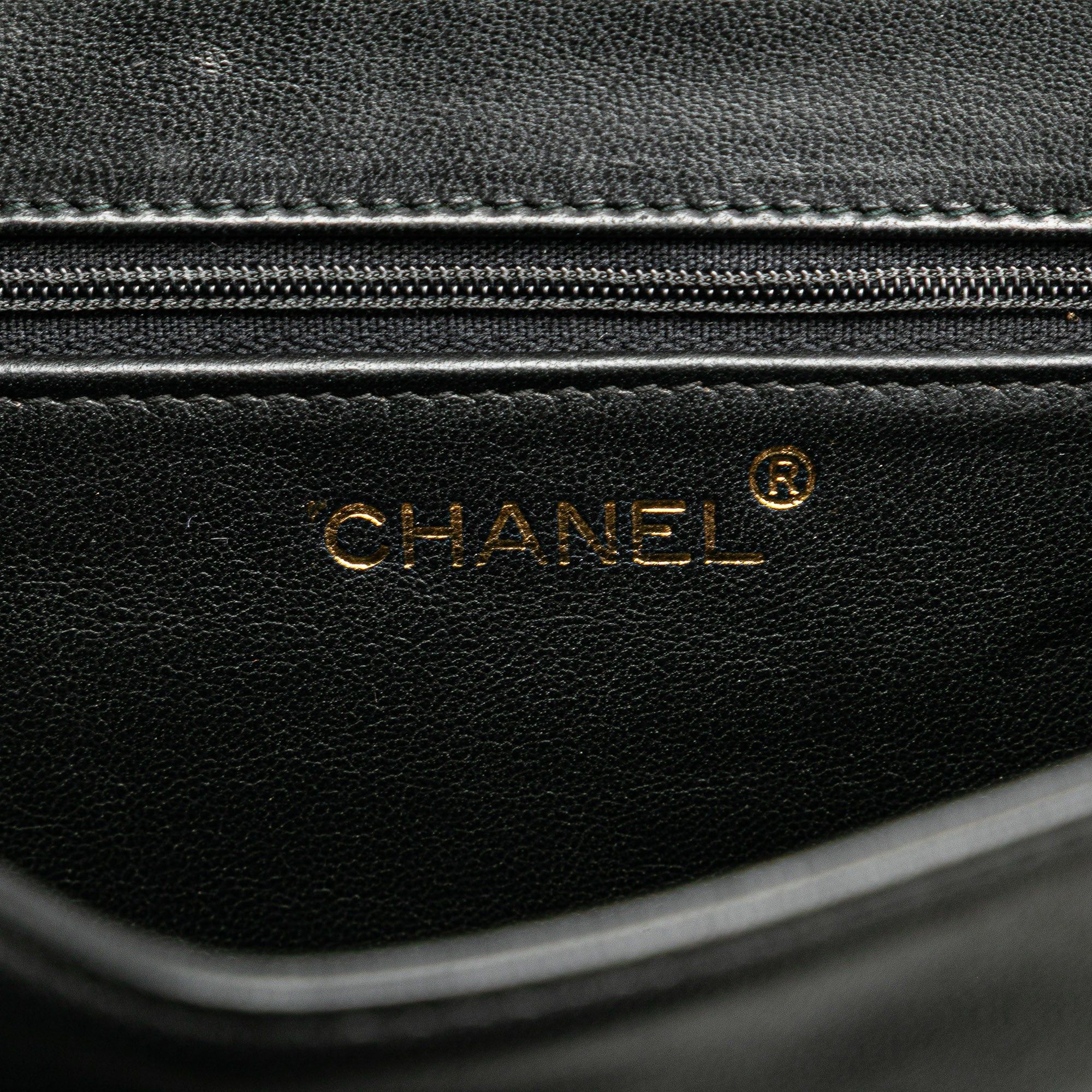Chanel Chanel CC Quilted Lambskin Full Flap Crossbody Black Size ONE SIZE - 5 Thumbnail