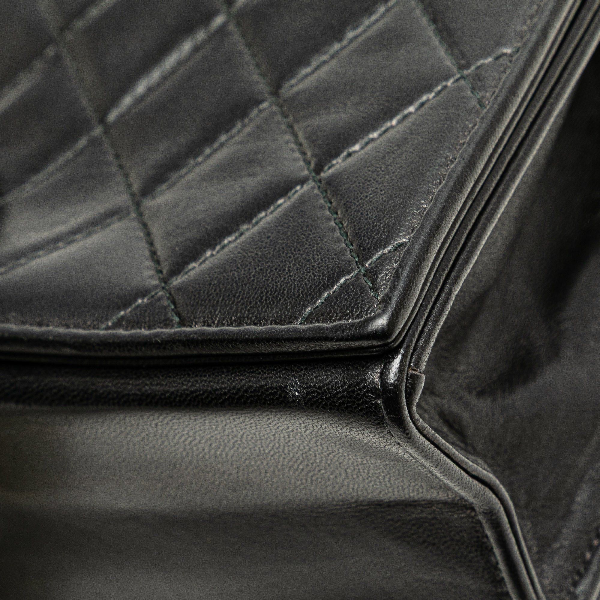 Chanel Chanel CC Quilted Lambskin Full Flap Crossbody Black Size ONE SIZE - 10 Thumbnail