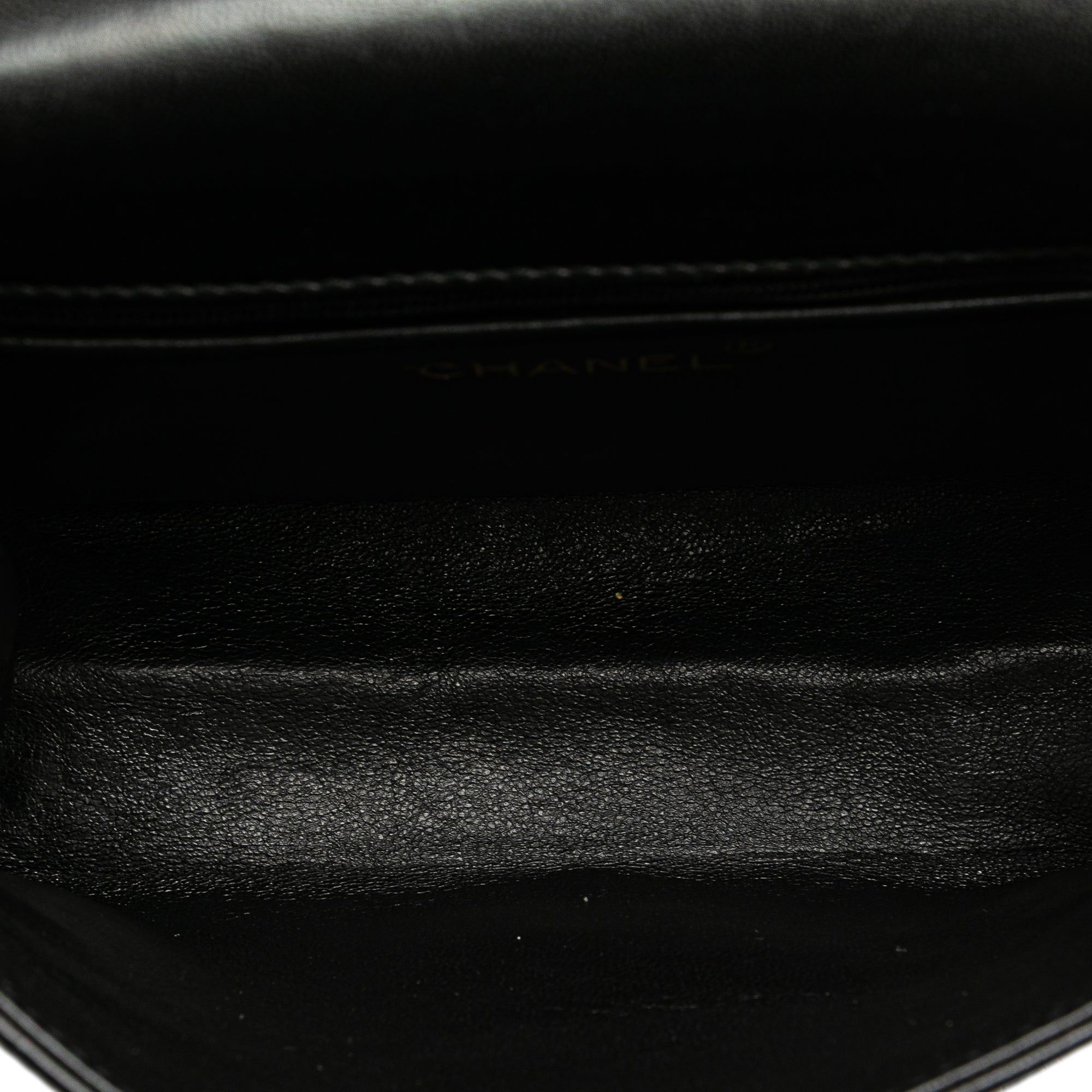Chanel Chanel CC Quilted Lambskin Full Flap Crossbody Black Size ONE SIZE - 4 Thumbnail