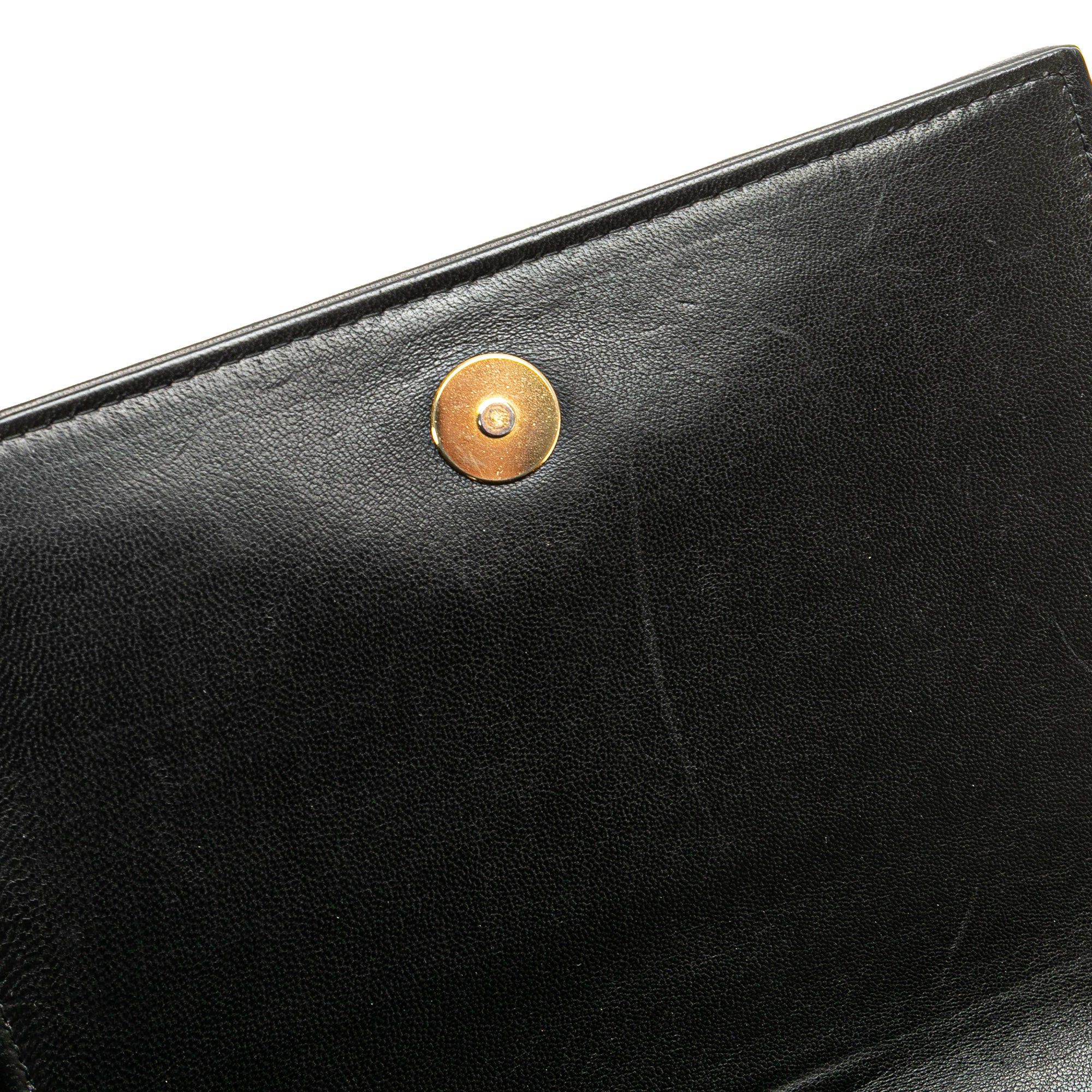 Chanel Chanel CC Quilted Lambskin Full Flap Crossbody Black Size ONE SIZE - 11 Thumbnail
