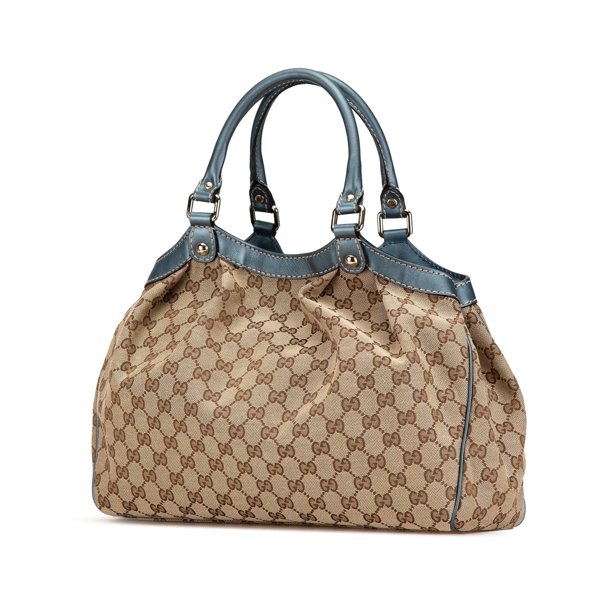 Gucci Gucci Medium GG Canvas Sukey Tote Brown Size ONE SIZE - 2 Thumbnail