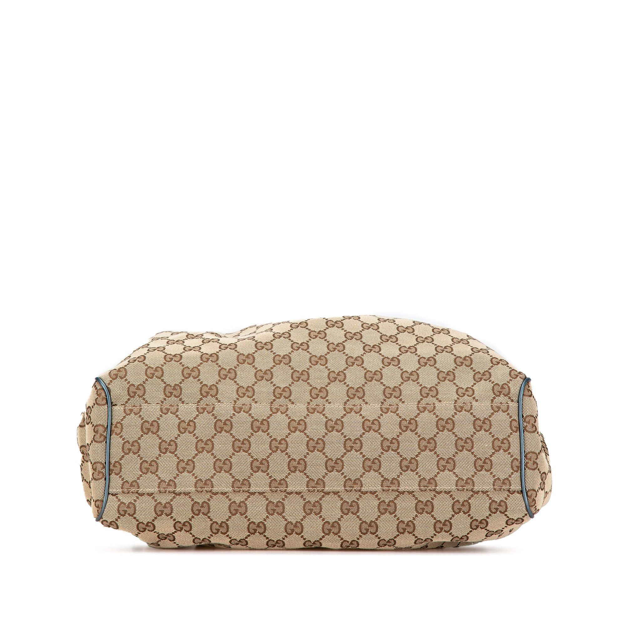Gucci Gucci Medium GG Canvas Sukey Tote Brown Size ONE SIZE - 3 Thumbnail