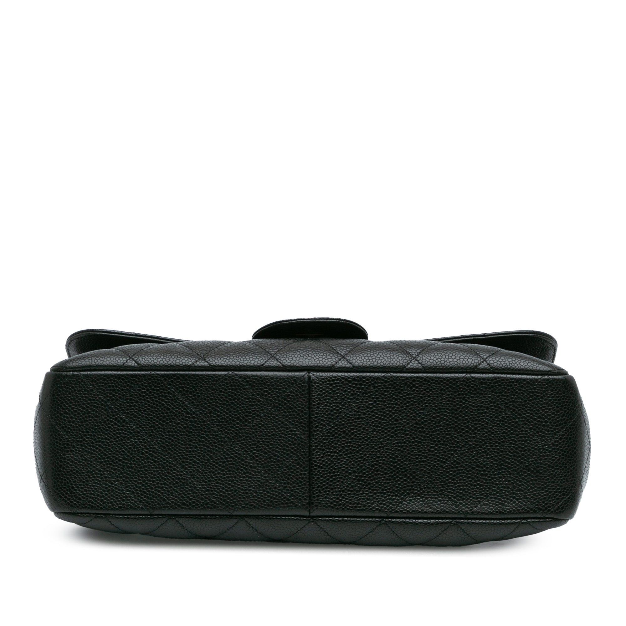 Chanel Chanel Jumbo Classic Caviar Single Flap Black Size ONE SIZE - 3 Thumbnail