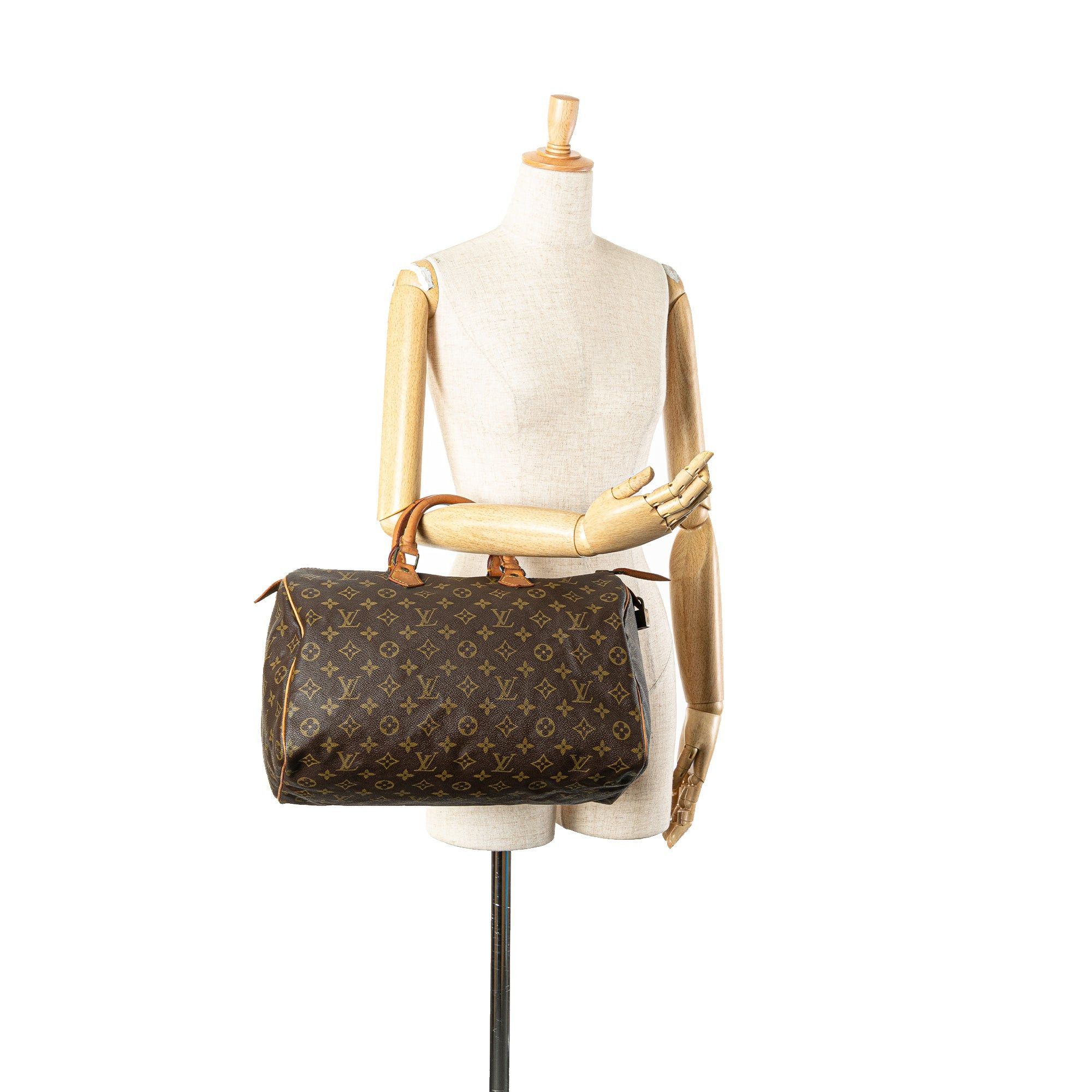 Louis Vuitton Louis Vuitton Monogram Speedy 35 Brown Size ONE SIZE - 13 Thumbnail
