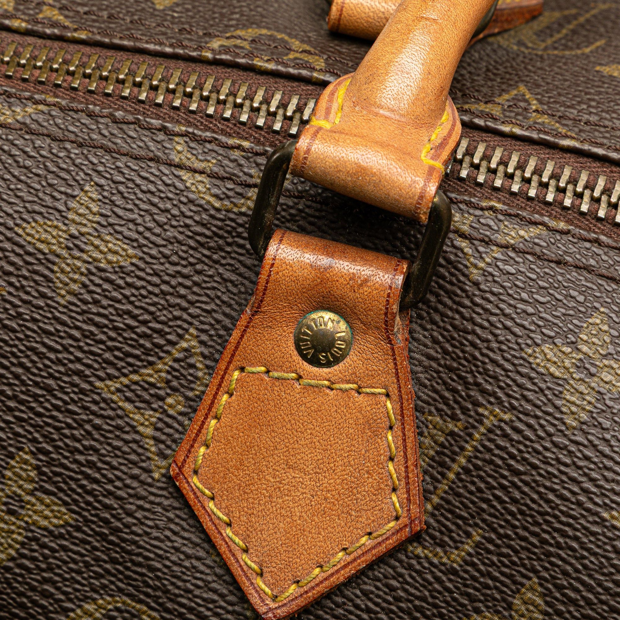 Louis Vuitton Louis Vuitton Monogram Speedy 35 Brown Size ONE SIZE - 10 Thumbnail