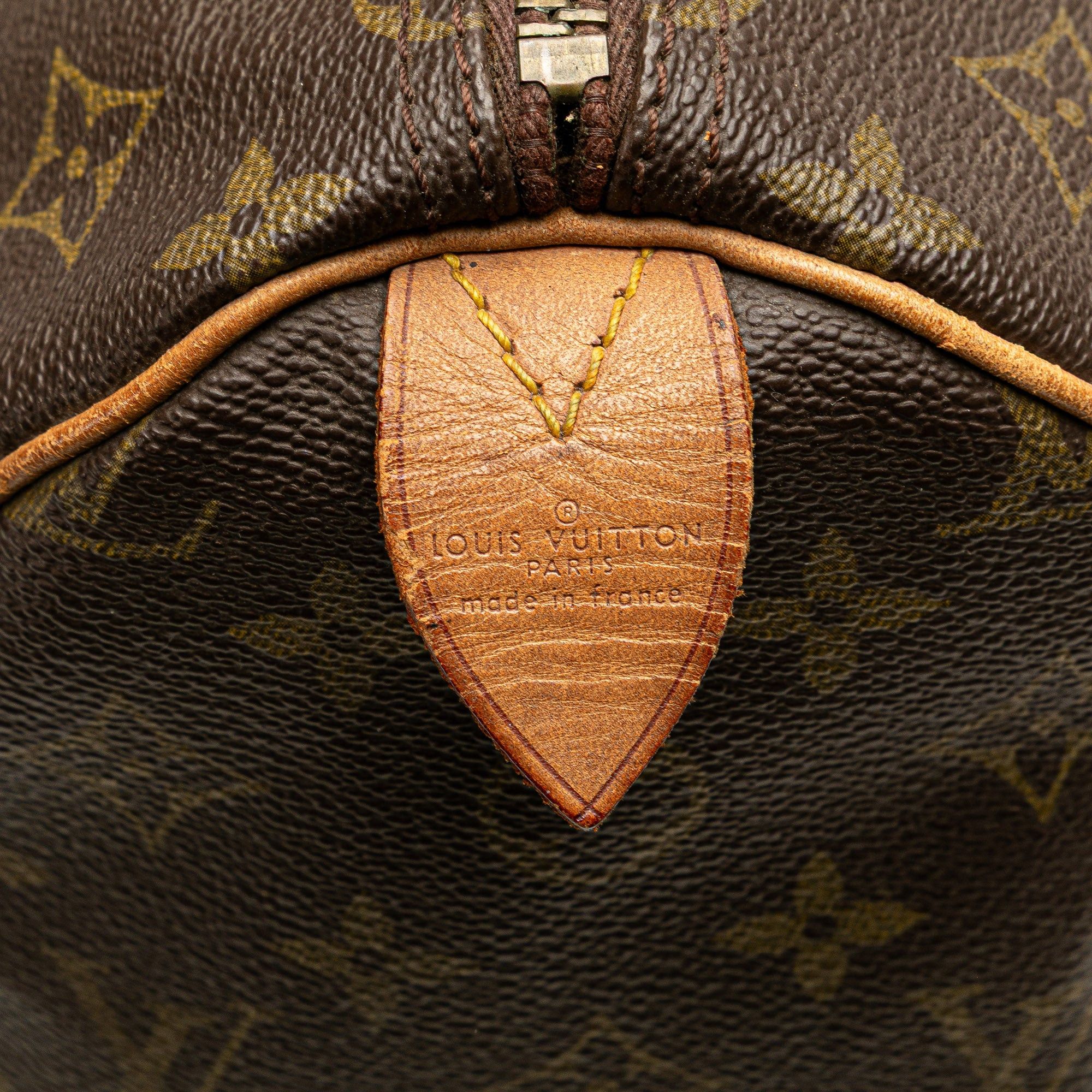 Louis Vuitton Louis Vuitton Monogram Speedy 35 Brown Size ONE SIZE - 5 Thumbnail