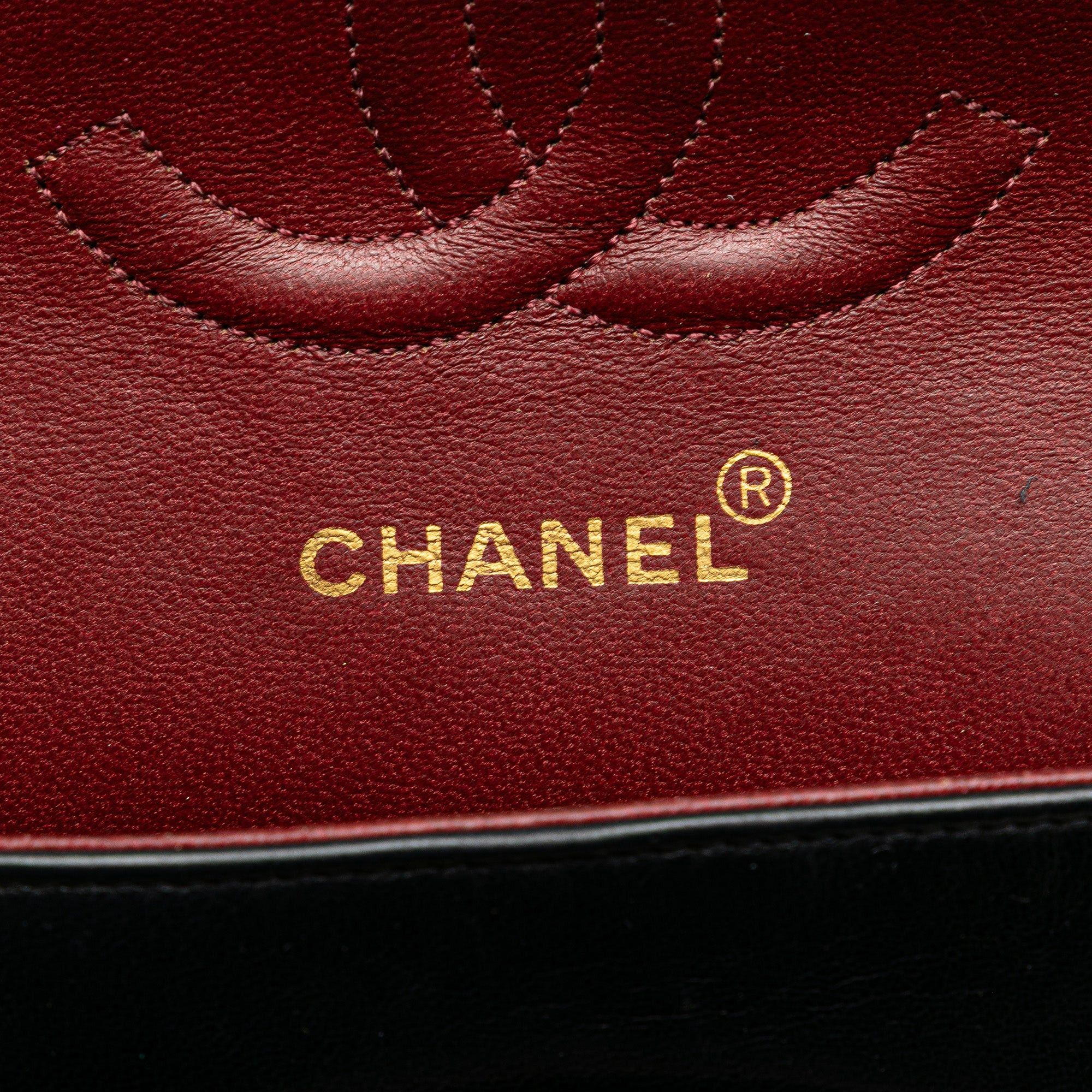 Chanel Chanel Medium Classic Lambskin Double Flap Black Size ONE SIZE - 5 Thumbnail